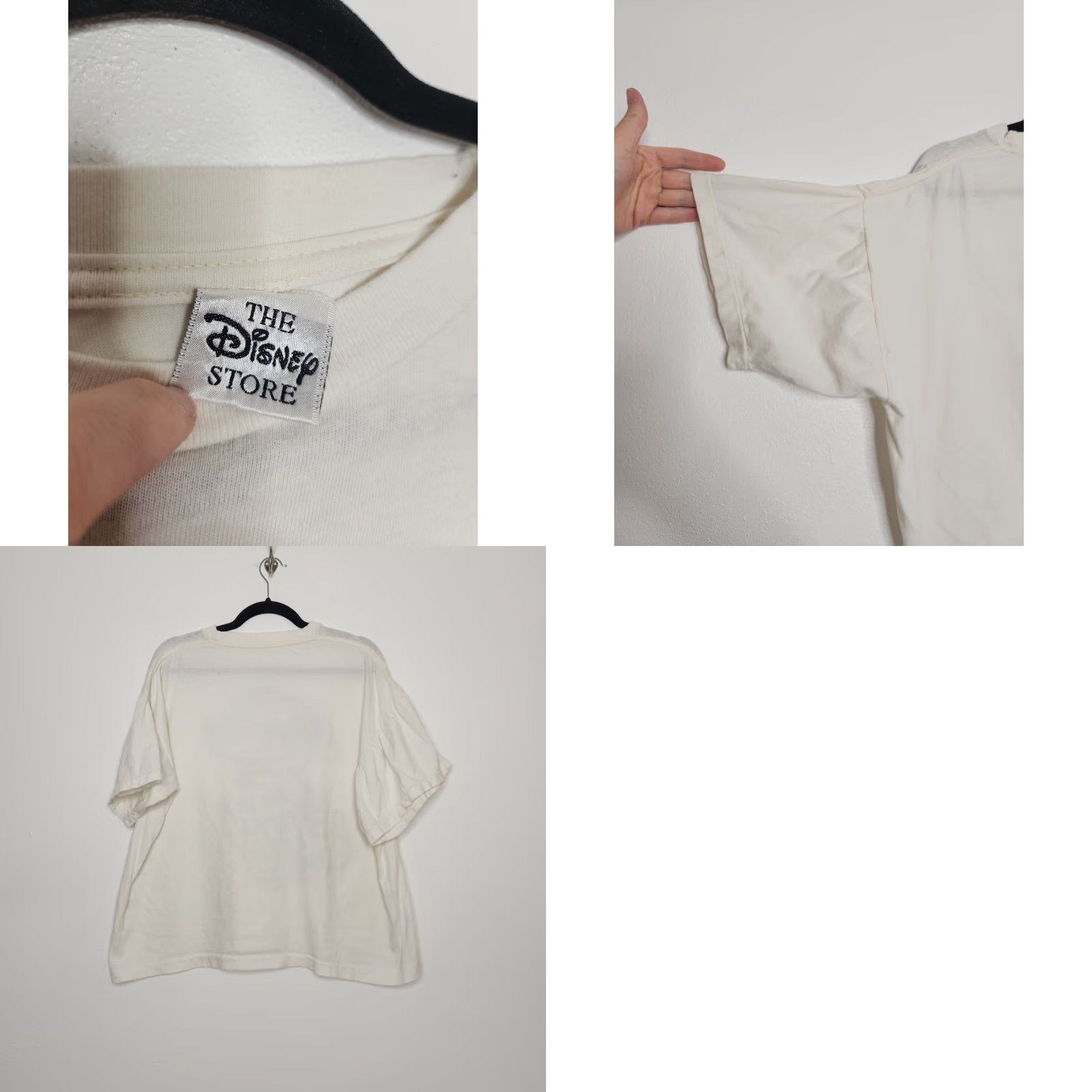 Disney VINTAGE Disney Store Mickey Mouse Christmas Boxy Oversized Shirt Unisex Adults XL White T-Shirt 90s Grunge AOP Funny Obscure Size XL / US 12-14 / IT 48-50 - 8 Thumbnail