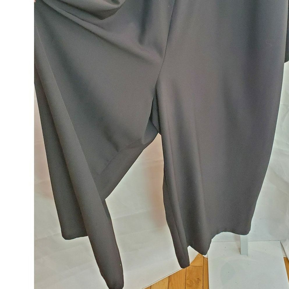 Other ECI New York Black Tie Waist Wide Leg Jumpsuit Size 2X Size 40" / US 18 - 6 Thumbnail