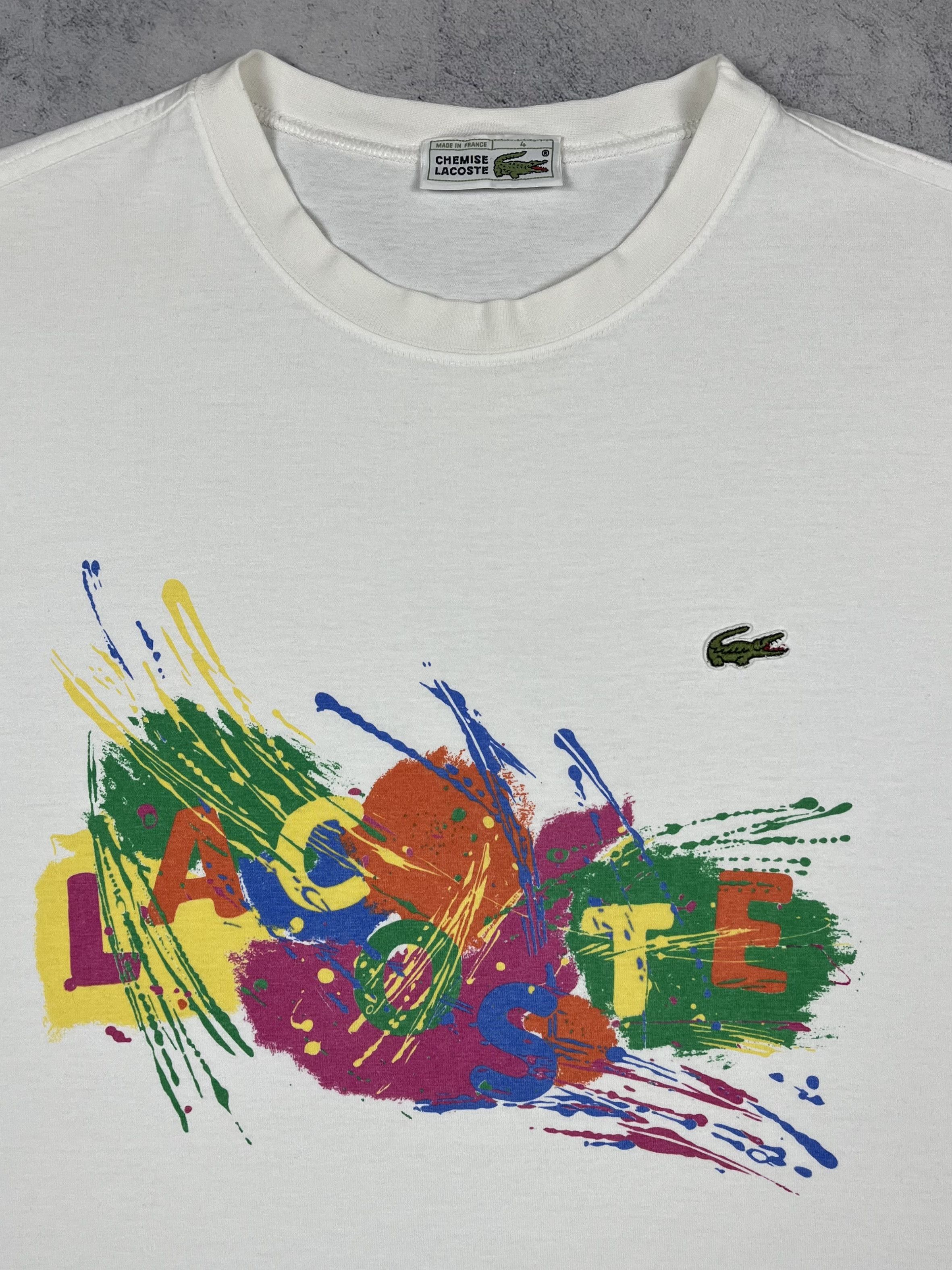 Lacoste Vintage Lacoste Chemise Big Logo T Shirt 90’s Size US L / EU 52-54 / 3 - 7 Thumbnail