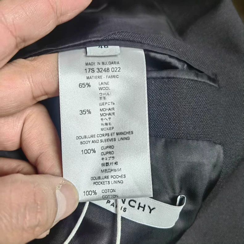Givenchy Givenchy Size46 Men's Blazer Jacket Size US M / EU 48-50 / 2 - 3 Thumbnail
