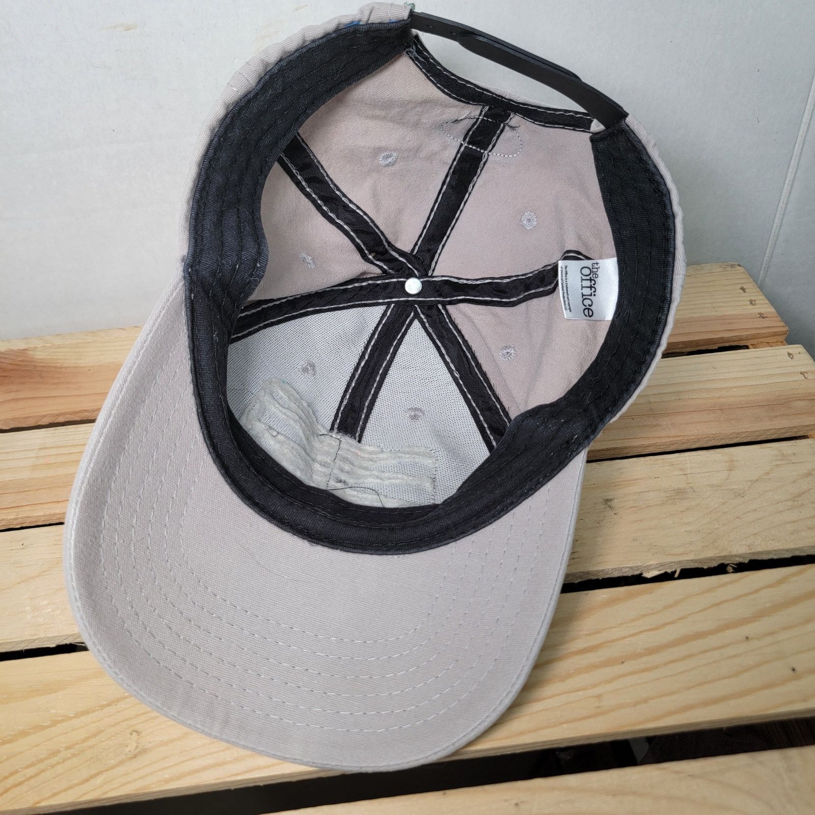 Other The Office Beige Snap Back Hat "Dunder Mifflin Inc" Size ONE SIZE - 6 Thumbnail