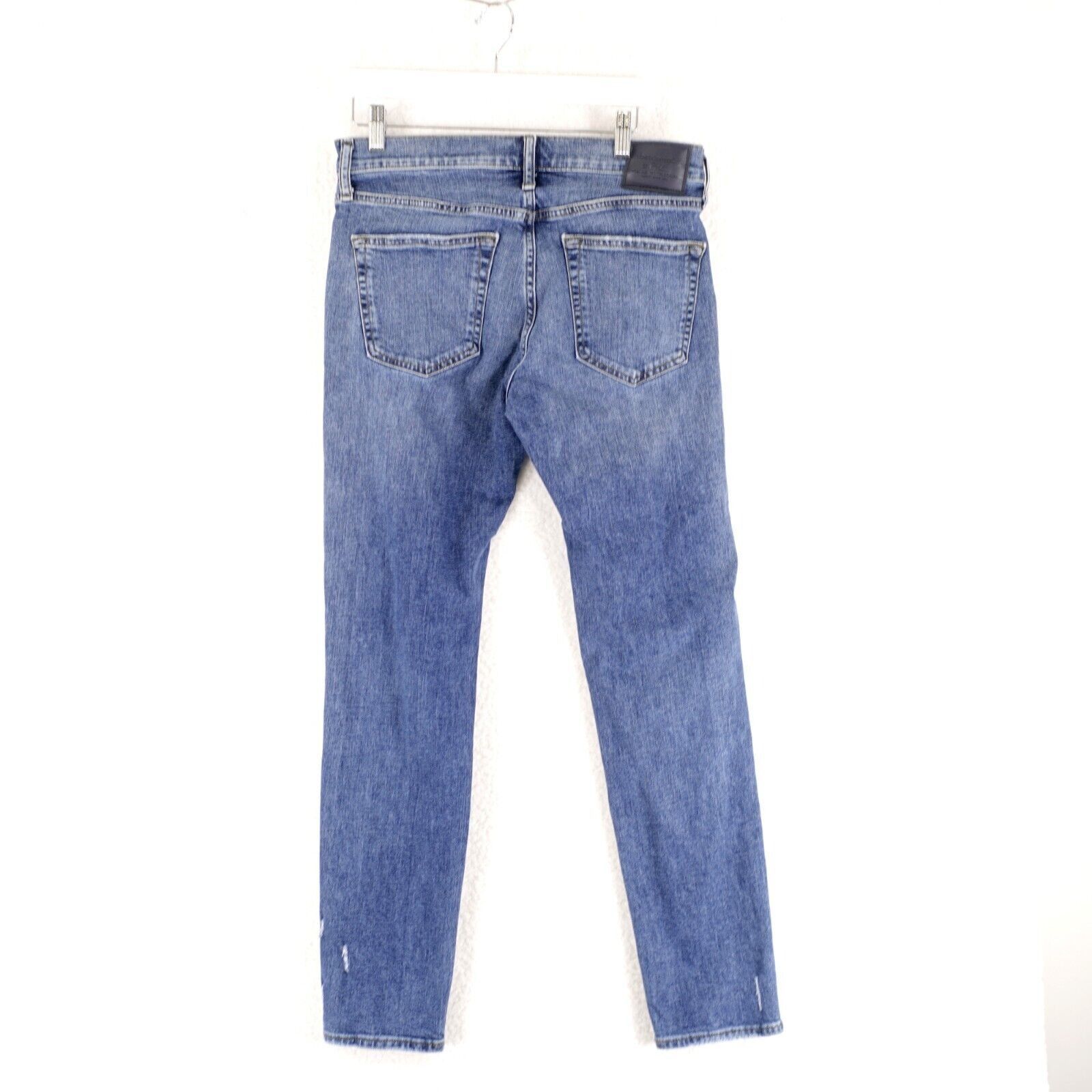 Abercrombie & Fitch Abercrombie & Fitch Blue Stone Wash Whickering Denim Jeans L Size US 30 / EU 46 - 6 Thumbnail