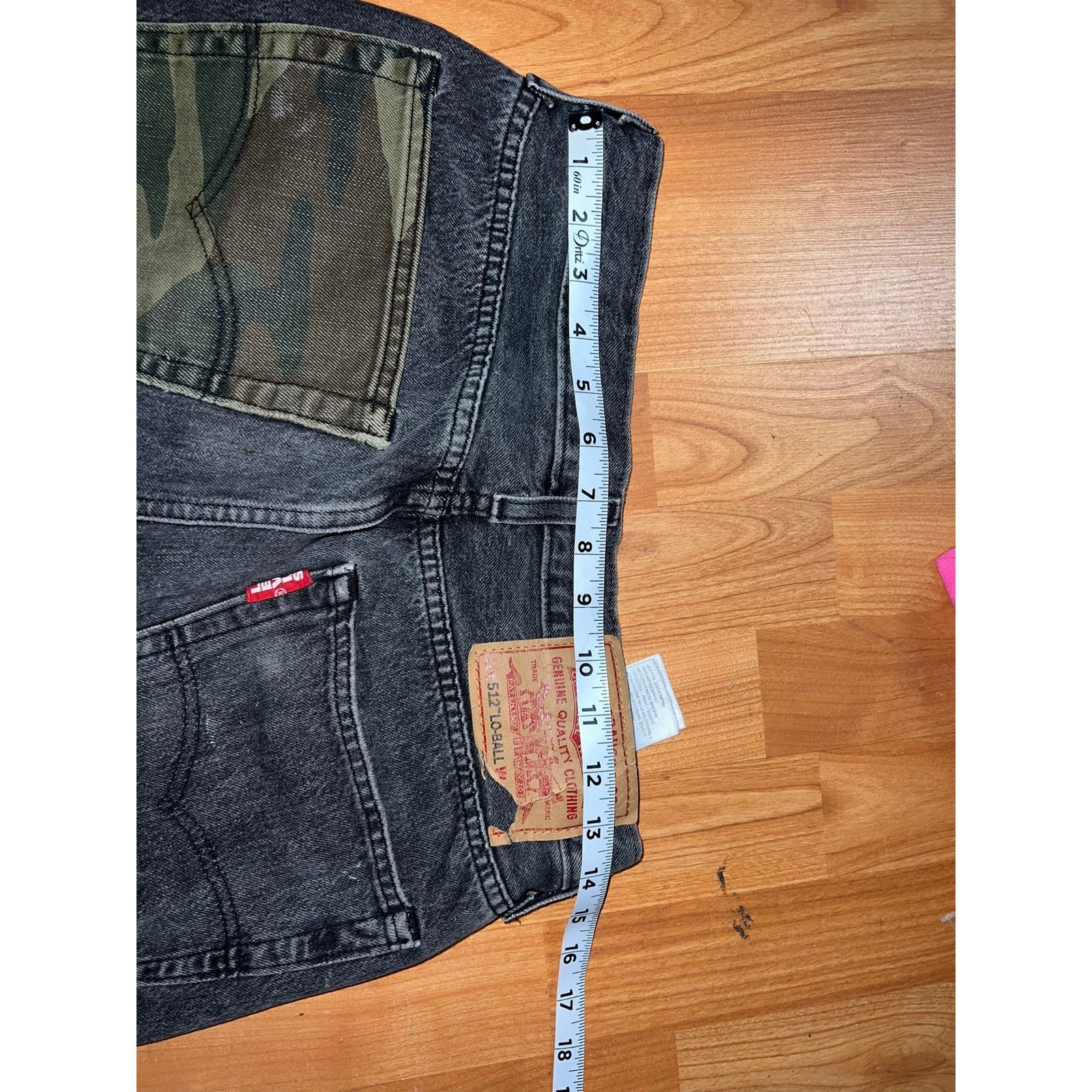 Levi's Levi's 512 Lo-Ball Jeans Denim Black Levi Strauss 28x32 Size US 28 / EU 44 - 11 Thumbnail