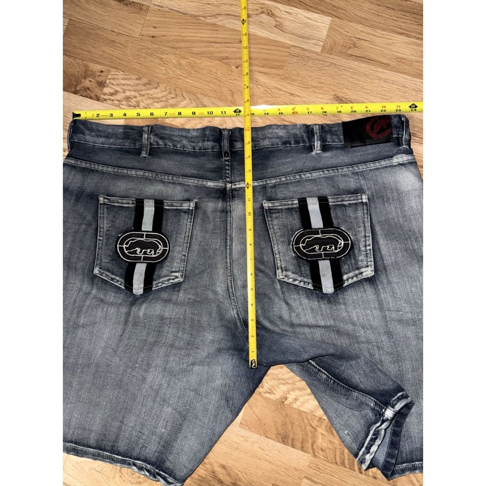 Ecko Unltd. VINTAGE Ecko Unltd. Shorts Dark Wash Baggy Skater Streetwear Jorts Size 46 Mens Size US 30 / EU 46 - 7 Thumbnail