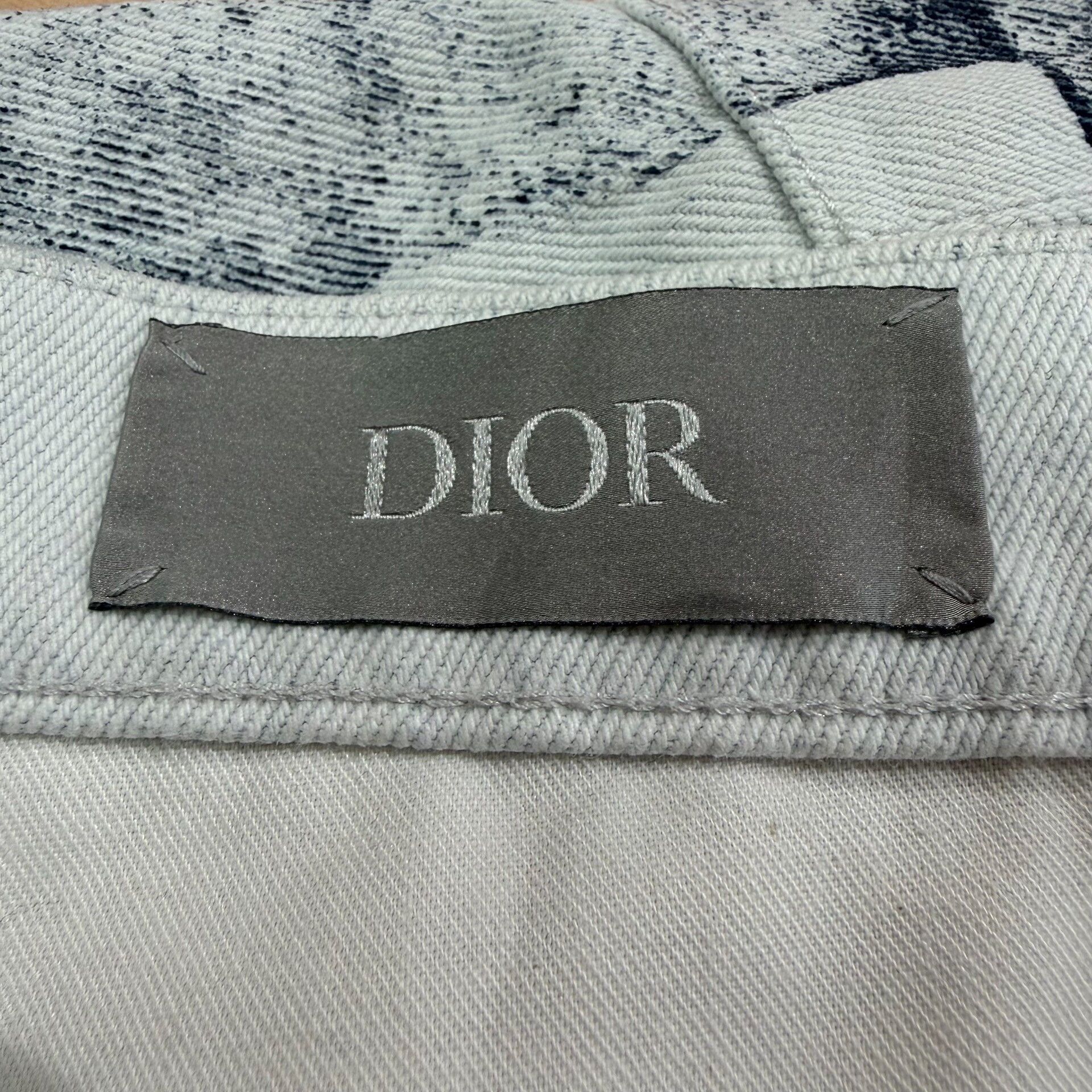 Dior DIOR Men's Cargo Print Flared Jeans Size US 33 - 5 Thumbnail