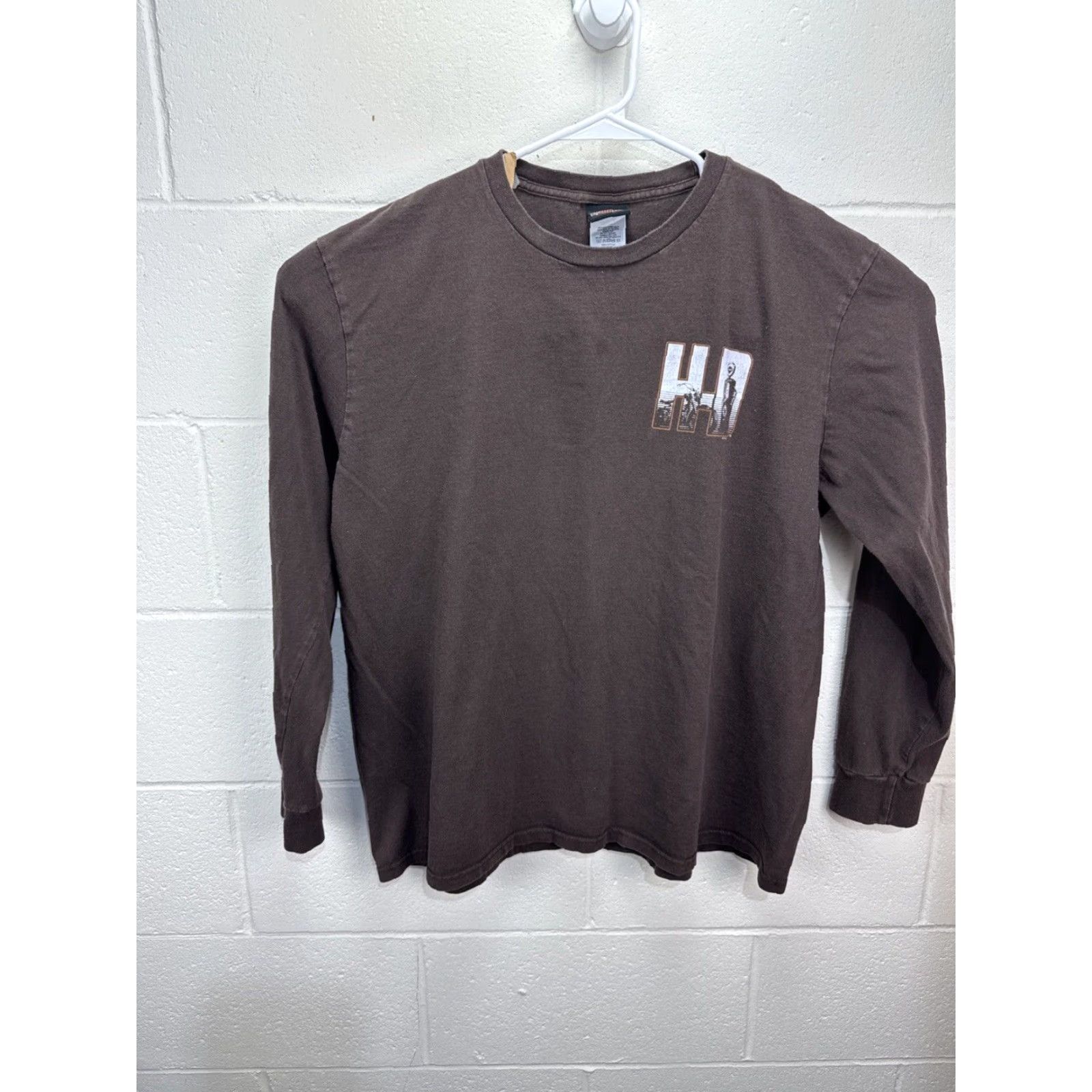 Harley Davidson Harley-Davidson Long Sleeve T-Shirt Men 2XL Brown Graphic Print Motorcycle Florida Size US XXL / EU 58 / 5 - 2 Thumbnail