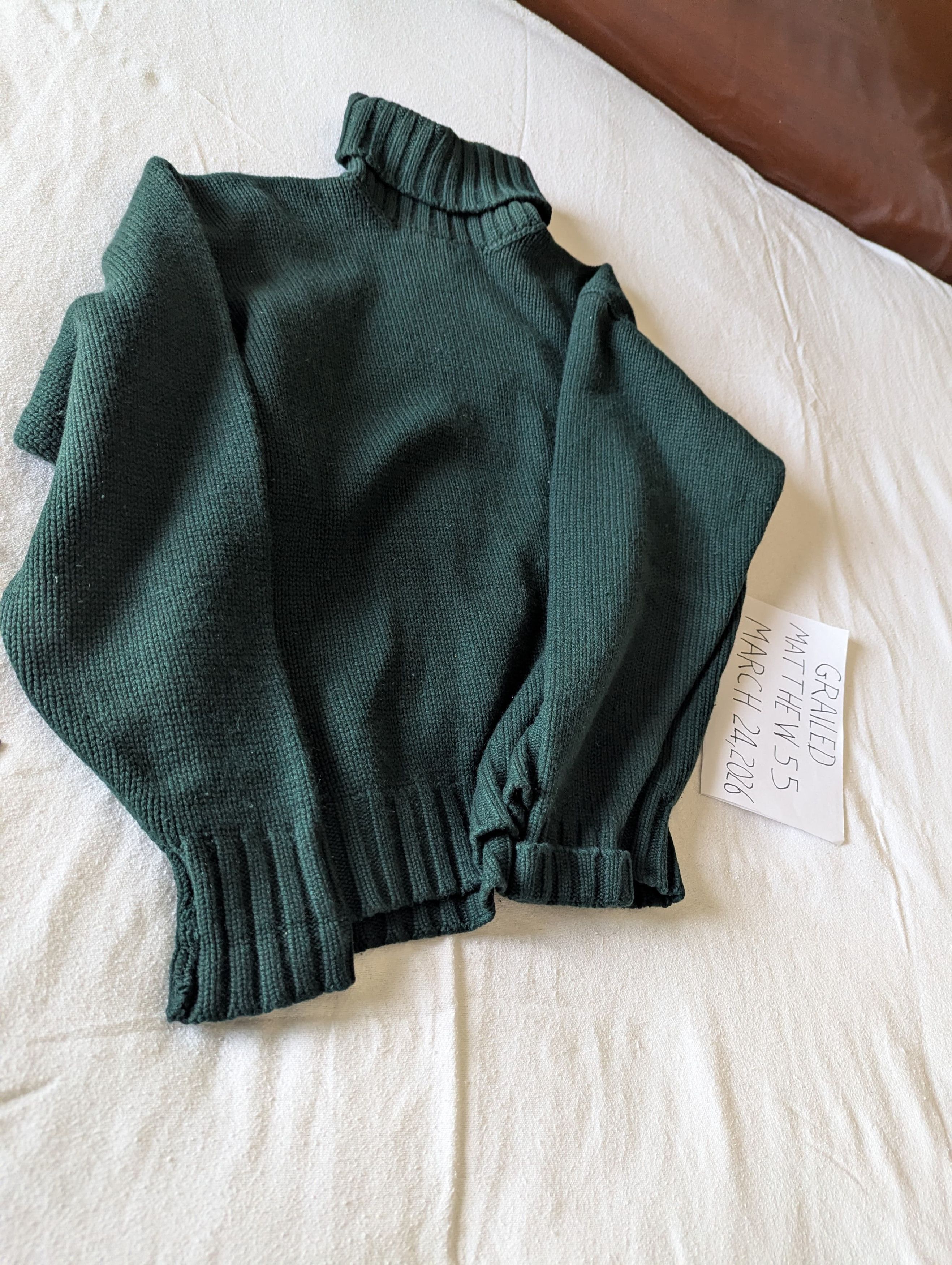 Polo Ralph Lauren Vintage Hand Knit Heavy Cashmere Sweater Size US XL / EU 56 / 4 - 2 Thumbnail