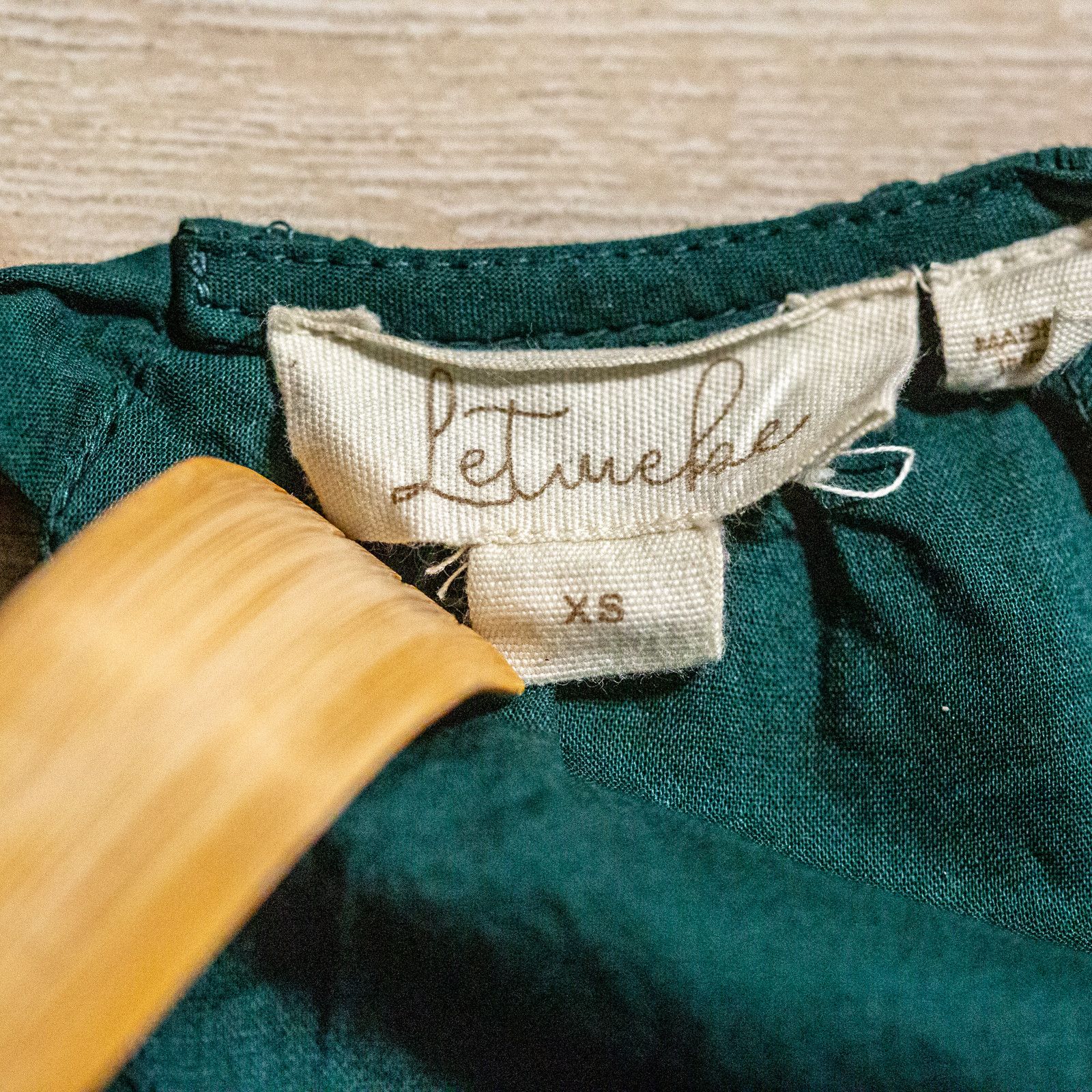 Anthropologie × Designer Anthropologie Let Me Be Embroidered Tunic Dress Green chic Size XS / US 0-2 / IT 36-38 - 3 Thumbnail