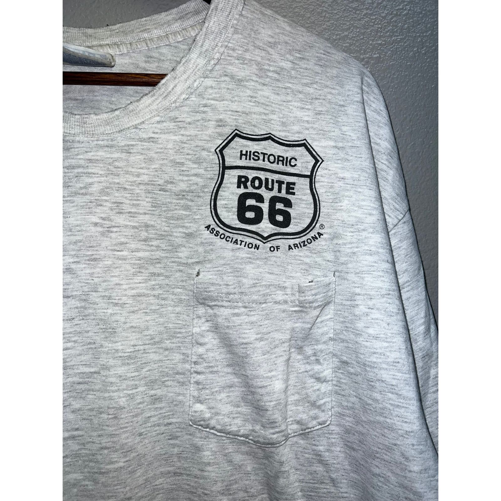 Hanes Vintage Route 66 Shirt 15th Annual Fun Run Arizona Car Tee Size US XL / EU 56 / 4 - 3 Thumbnail
