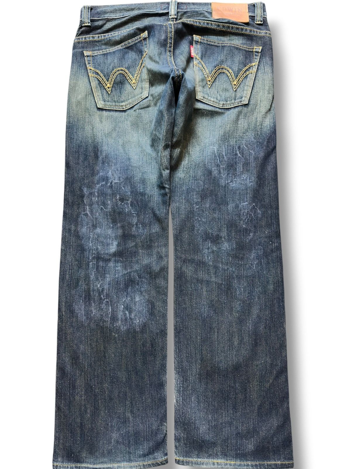 Edwin Vintage Edwin Exclusive Vintage Mudwash Grunge Deni Size US 37 - 4 Thumbnail