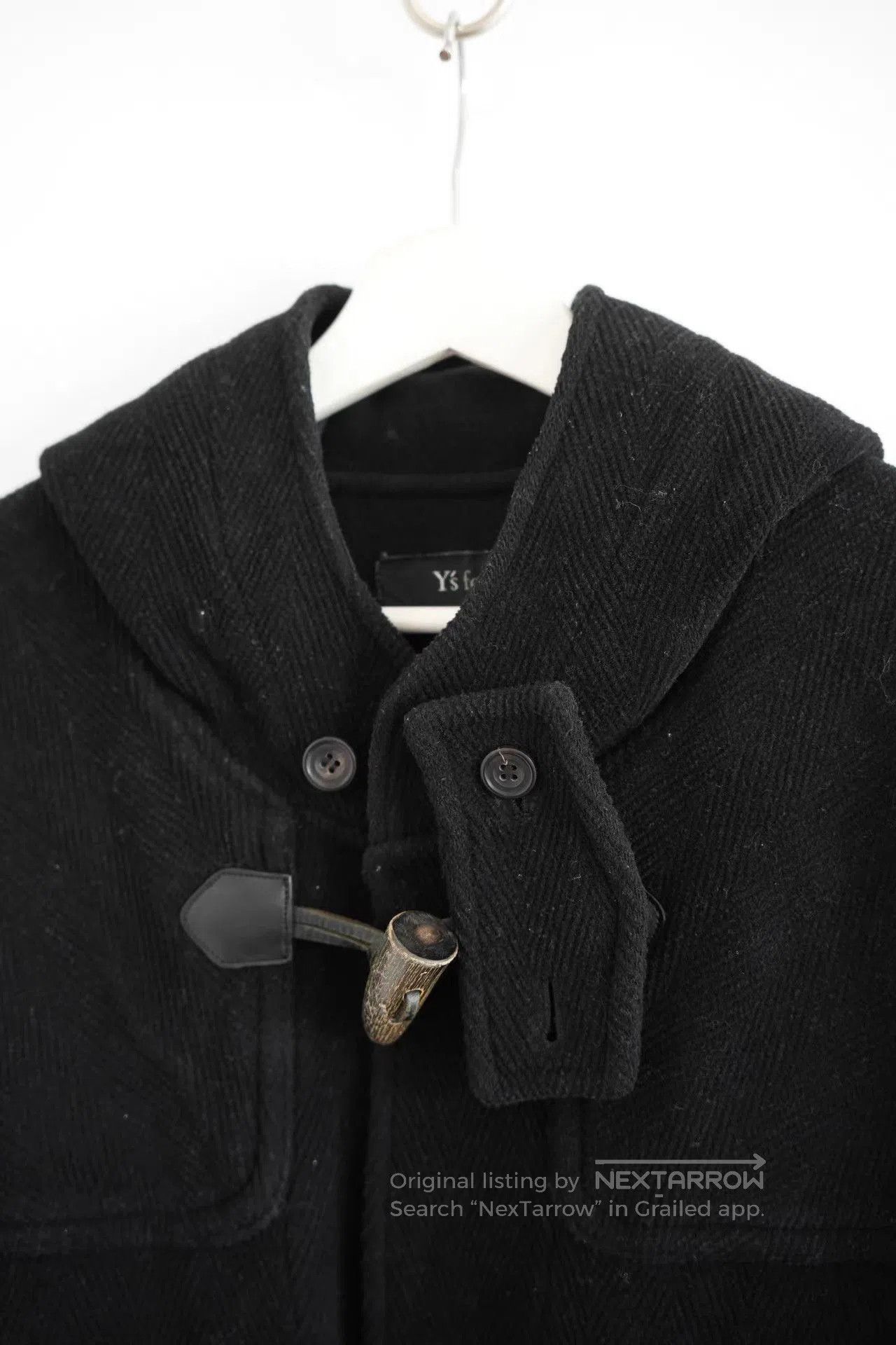 Yohji Yamamoto Black Toggle. Size US XL / EU 56 / 4 - 3 Thumbnail