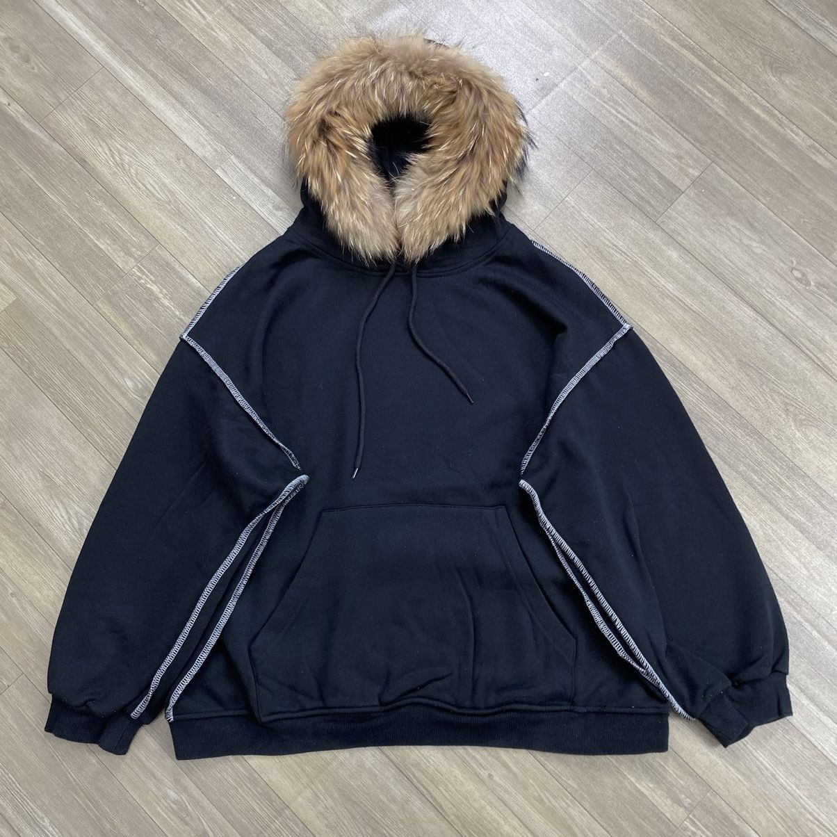 Hysteric Glamour 2000s Oversized Gothic Grunge Lgb Style Fur Hoodie Y2K Size US M / EU 48-50 / 2 - 1 Thumbnail