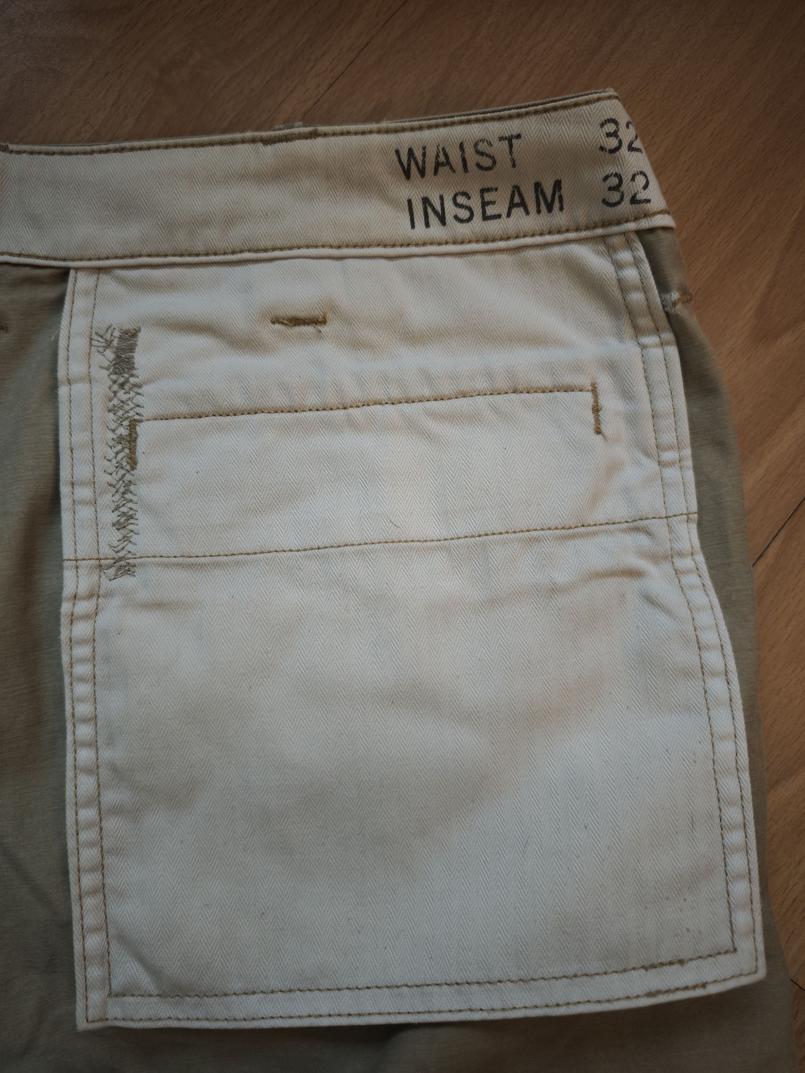 Polo Ralph Lauren BANNED PRL Chino Graphique Droit - RARE Phi Beta Sigma Edit. Size US 32 / EU 48 - 12 Thumbnail