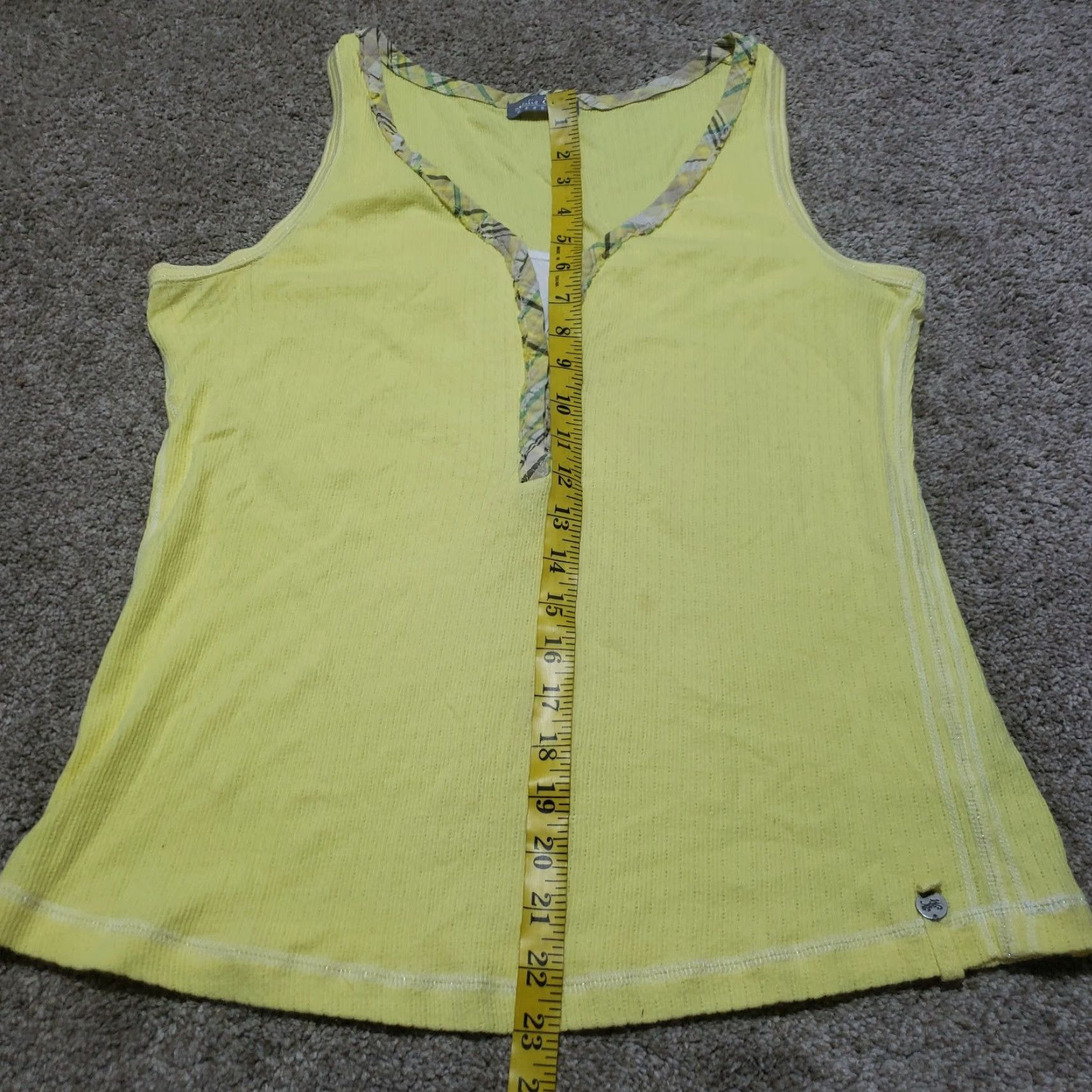 Vintage Natalie & Me Shirt Vest Adult Small Yellow Zipper Geometric Polyester Vest Casual 90s? Size S / US 4 / IT 40 - 5 Thumbnail