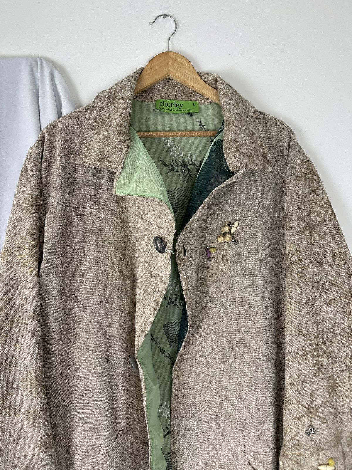 Chorley × Handmade Chorley trinket angled sleeve distressed vintage overcoat Size US L / EU 52-54 / 3 - 3 Thumbnail