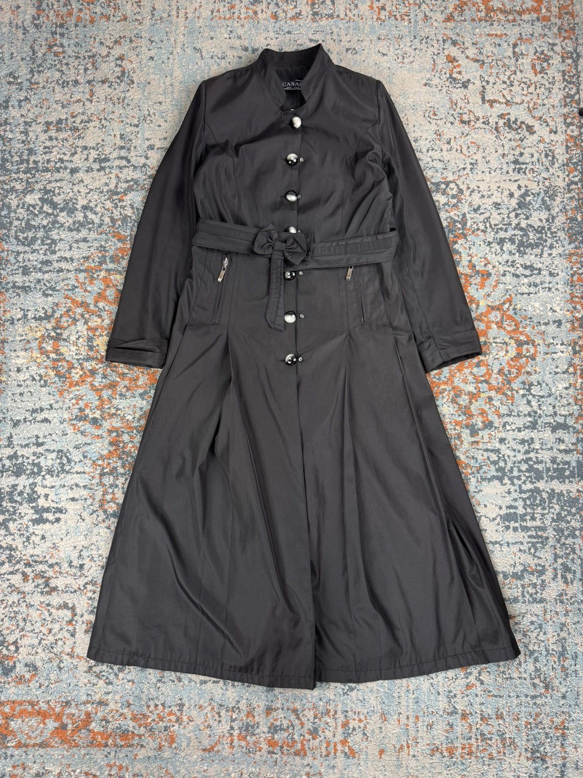 Canali × Vintage Vintage 90s Canali crazy dark academia style long coat Size US XS / EU 42 / 0 - 1 Thumbnail