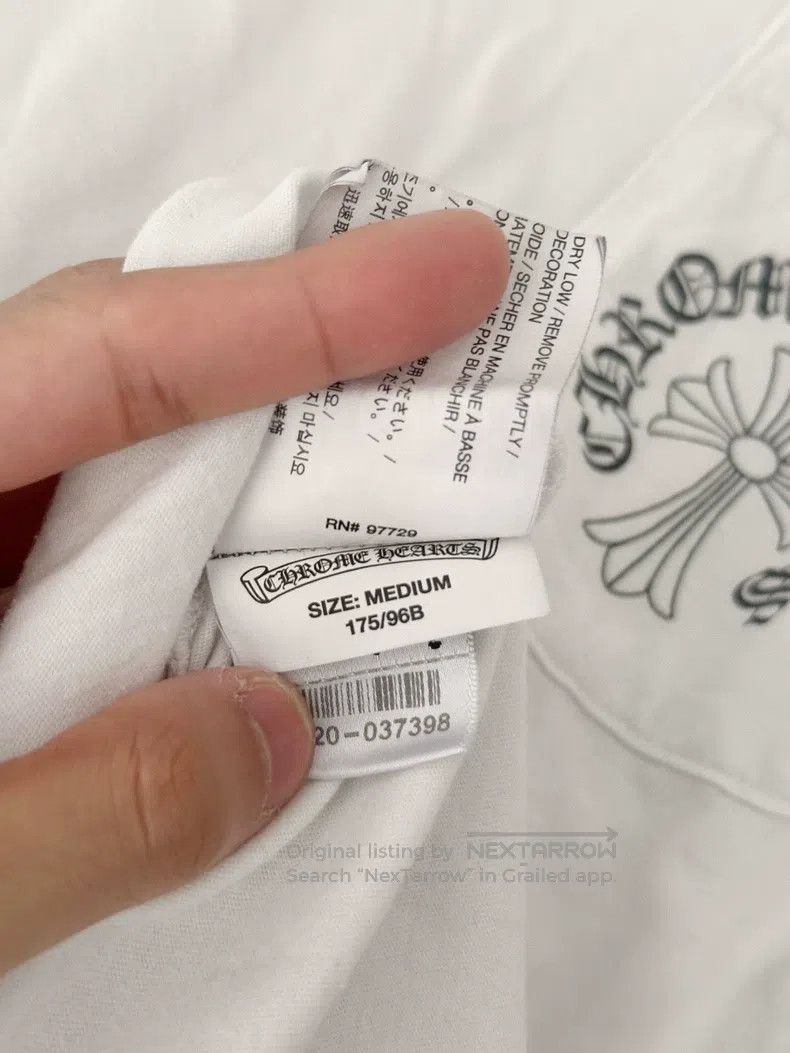 Chrome Hearts Chrome Hearts Size M Three-element white long sleeve with a Size US M / EU 48-50 / 2 - 7 Thumbnail