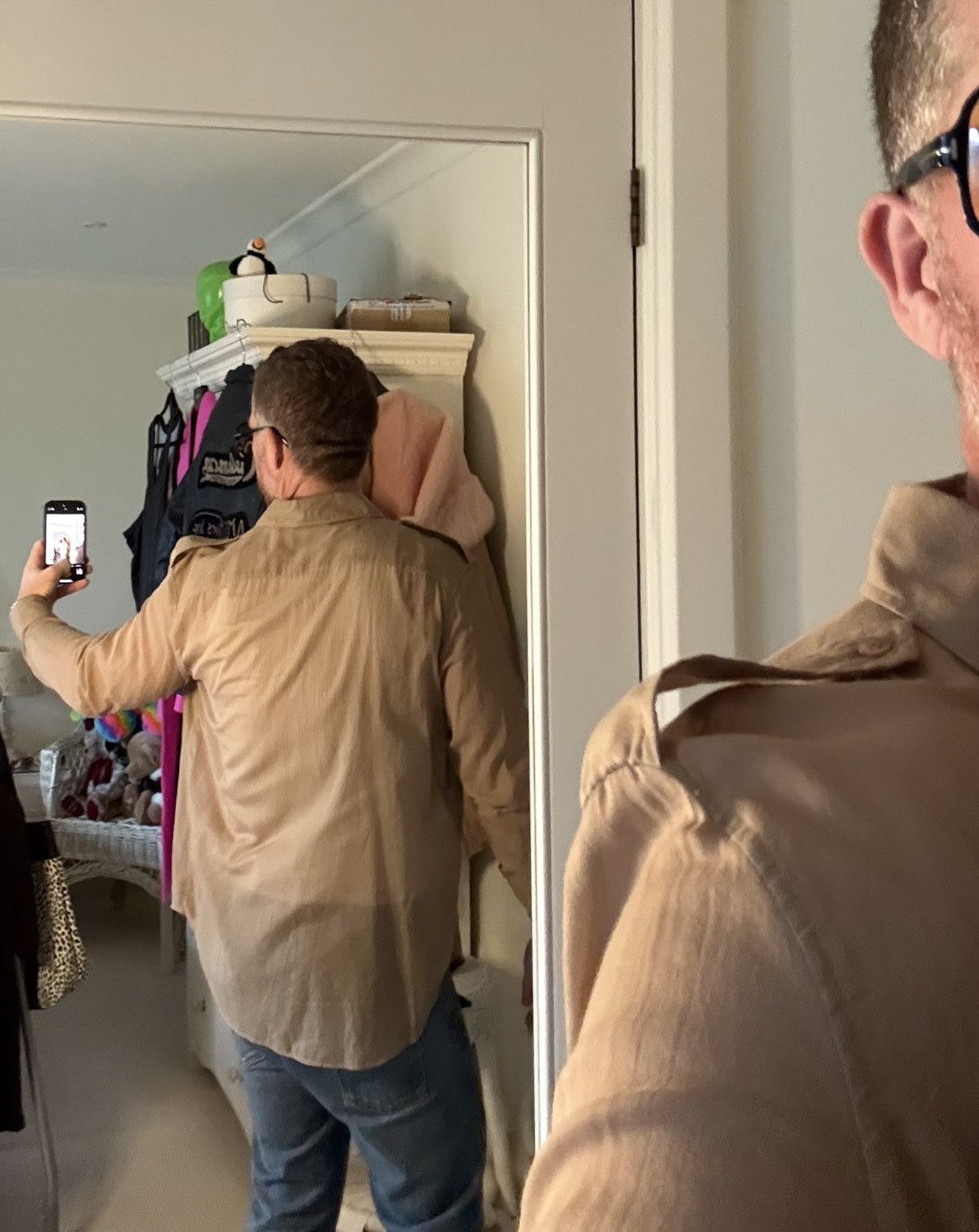 Saint Laurent Paris $1.1k SS23 Saint Laurent camo khaki army style sheer shirt L Size US L / EU 52-54 / 3 - 19 Thumbnail