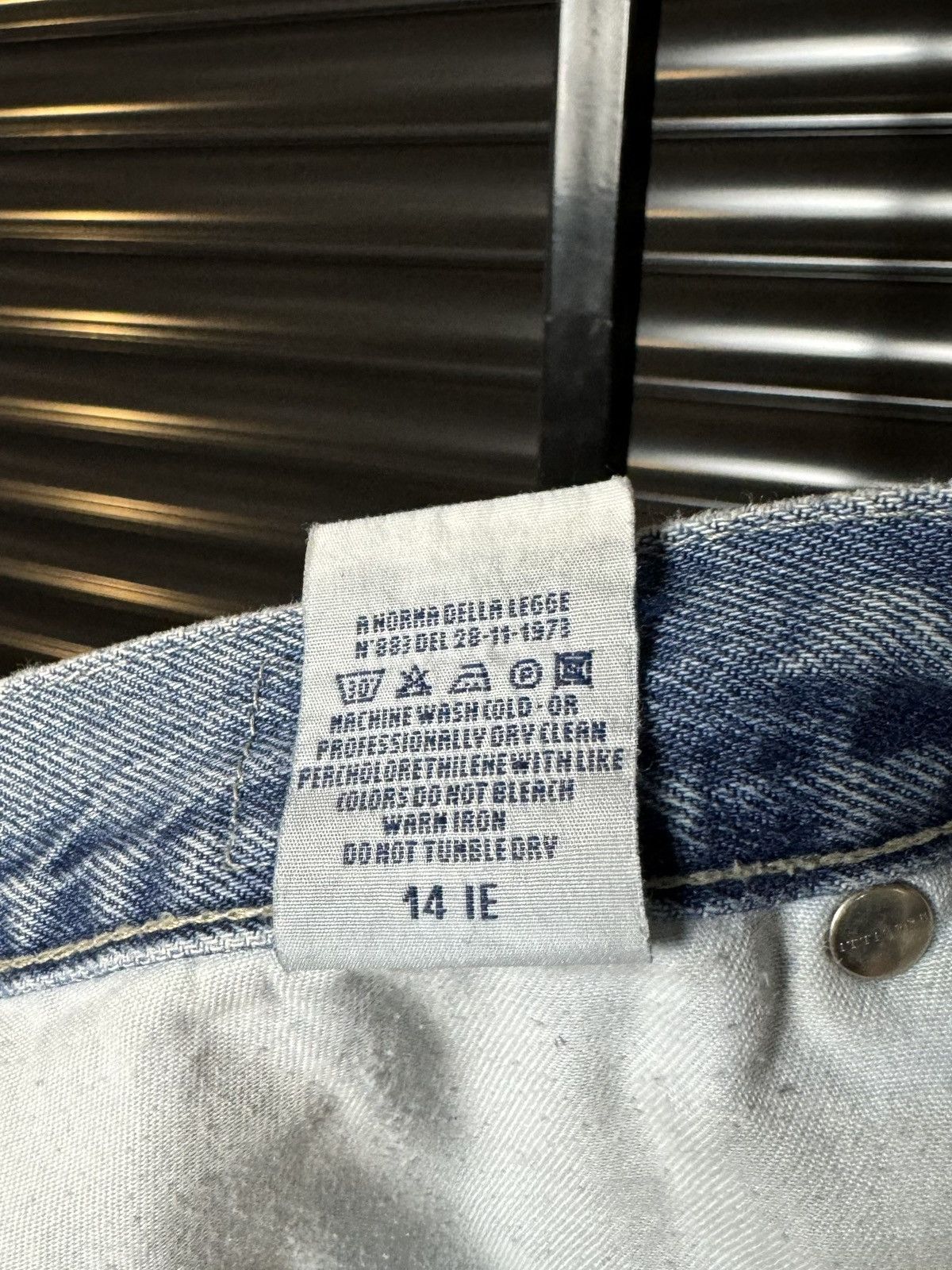 Versace Jeans Couture Vintage 90s Versace Jeans Couture Denim - 34 Size US 33 - 8 Thumbnail