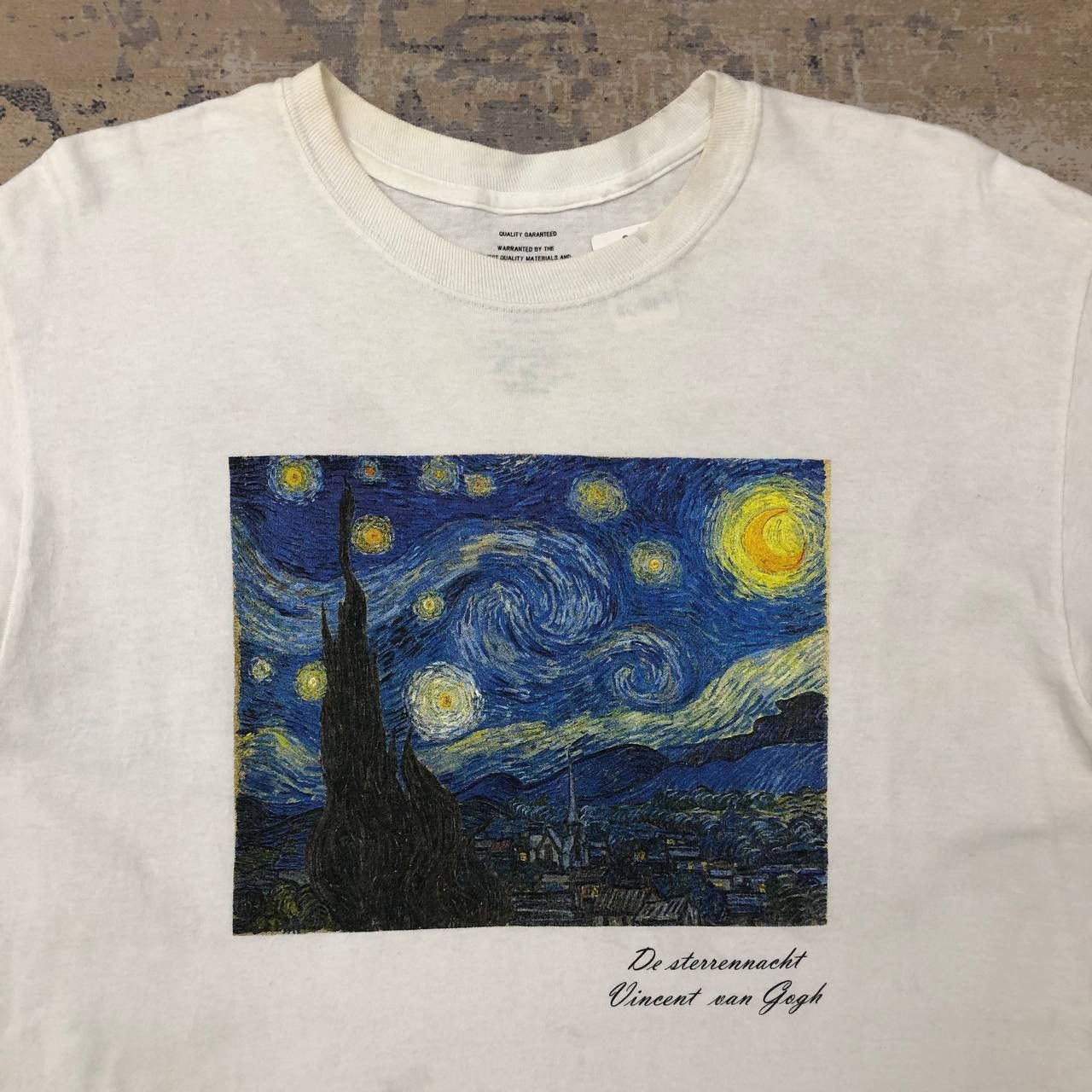 Vintage T354 DE STERRENNACHT VINCENT VAN GOGH ART TEE Size US XL / EU 56 / 4 - 1 Thumbnail
