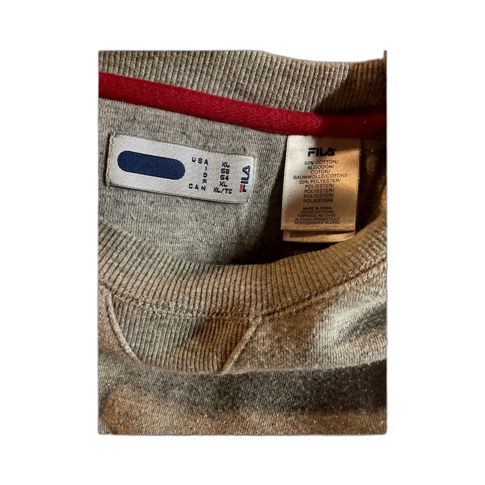 Fila Vintage Fila Crew Neck Sweatshirt Men’s XL Patch Logo Size US XL / EU 56 / 4 - 5 Thumbnail