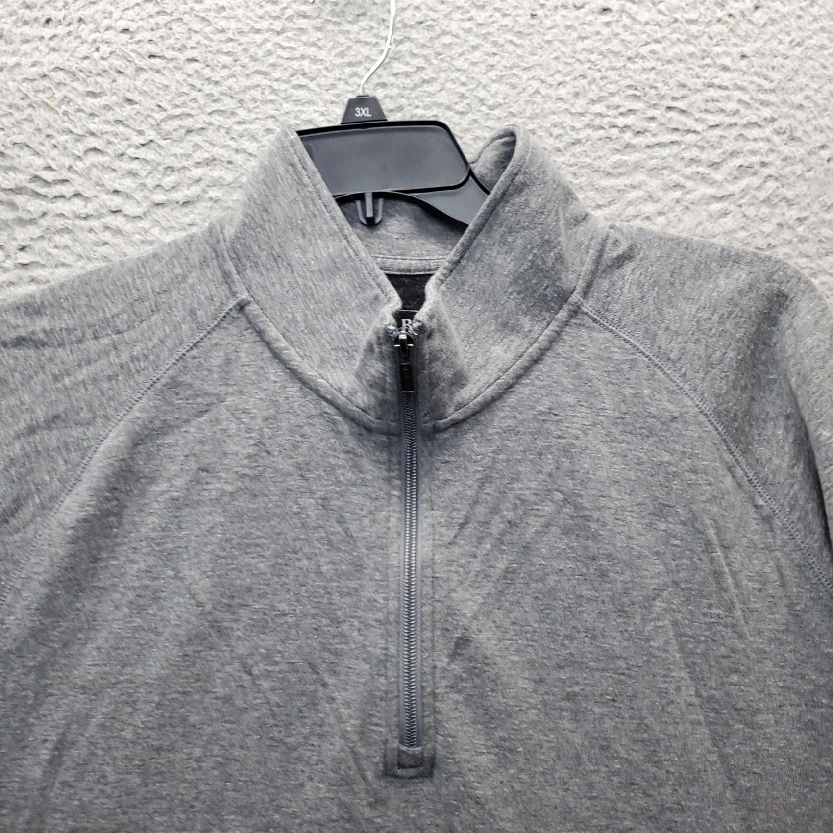 Vintage L.L. Bean Sweatshirt Mens 2XL Gray Mock Neck 1/4 Zip Ribbed Cuff Pullover Shirt Mens Size US XXL / EU 58 / 5 - 3 Thumbnail