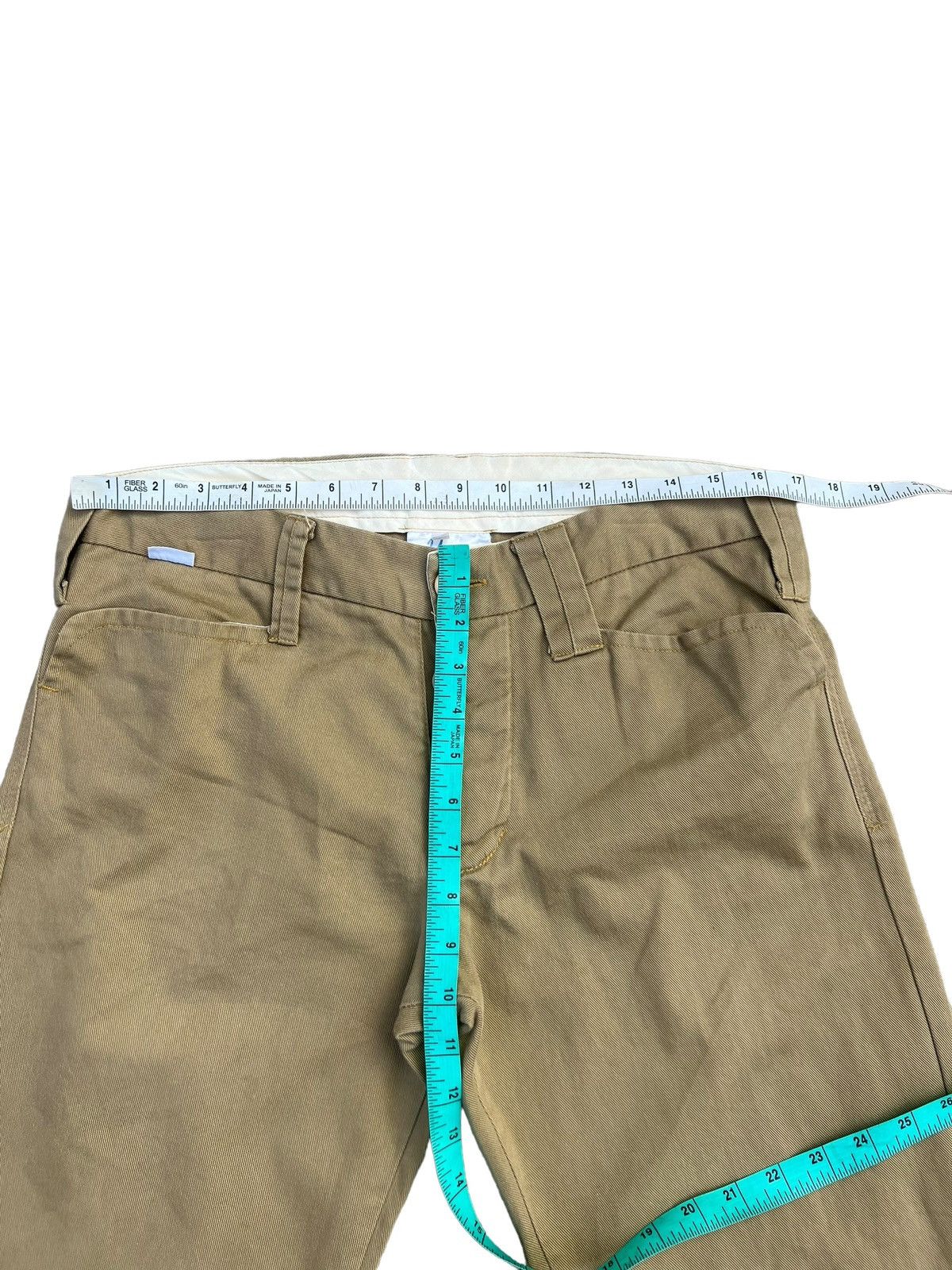 Yarmo YARMO Made in England Cinch Back Khaki Trouser Pant Size US 32 / EU 48 - 3 Thumbnail