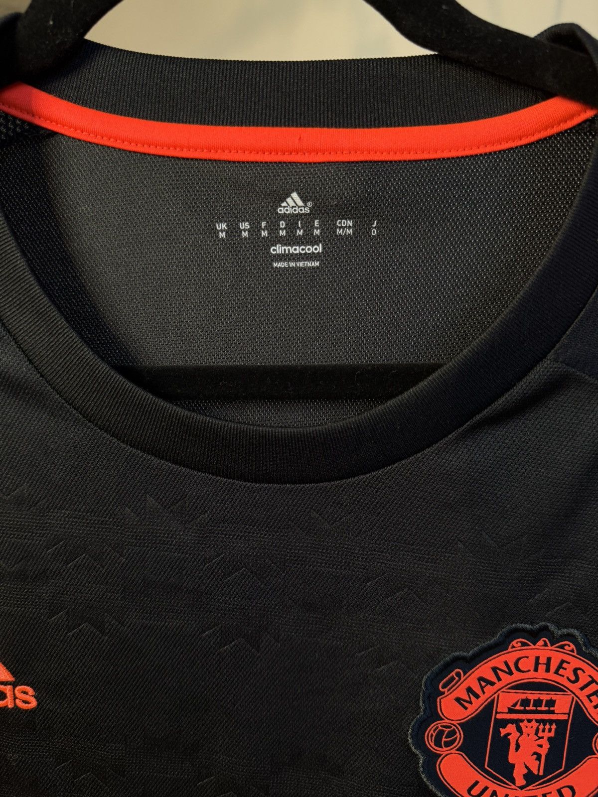 Adidas Manchester United 2015 2016 Third Soccer Football Jersey Size US M / EU 48-50 / 2 - 3 Thumbnail