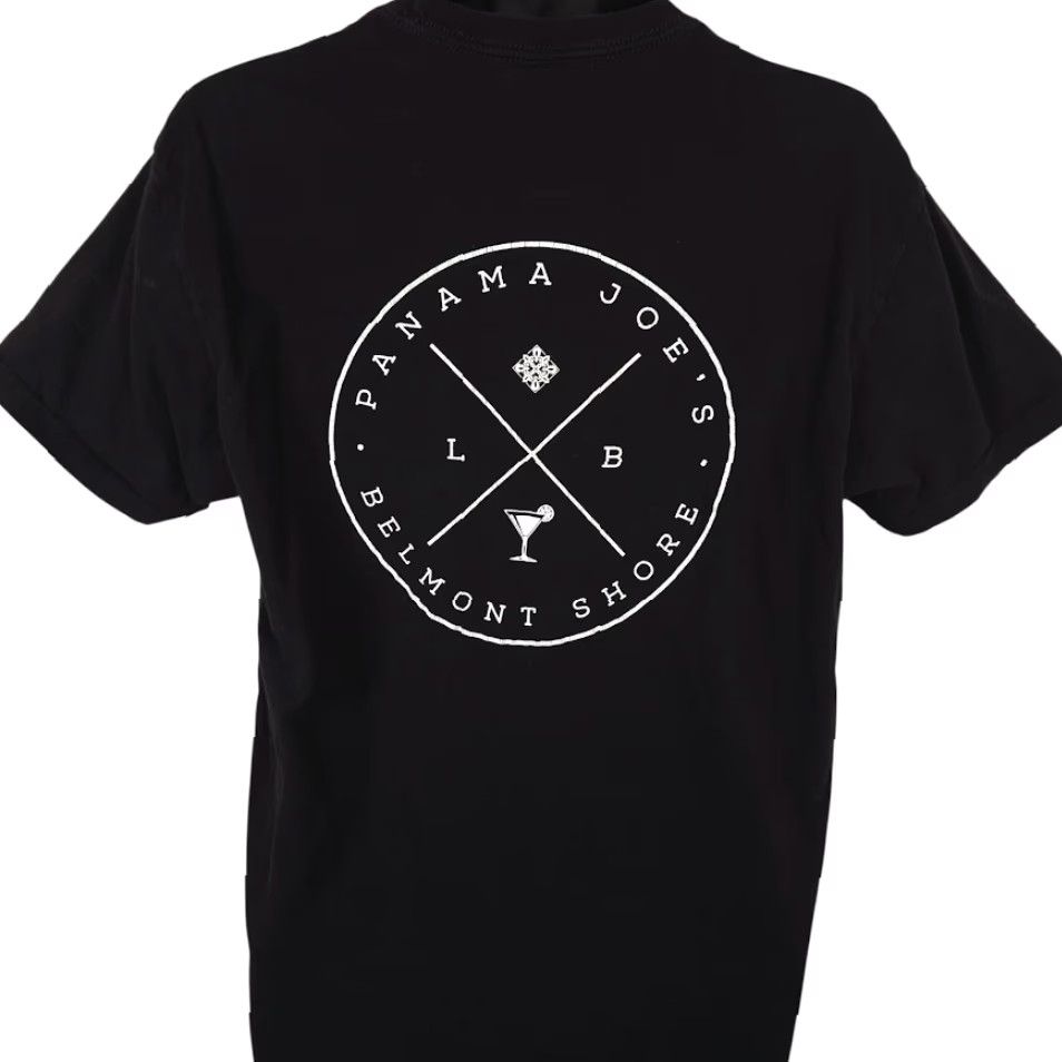 Next Level Panama Joes T Shirt Mens Large Black Belmont Shore Travel Destination Tee Size US L / EU 52-54 / 3 - 4 Thumbnail