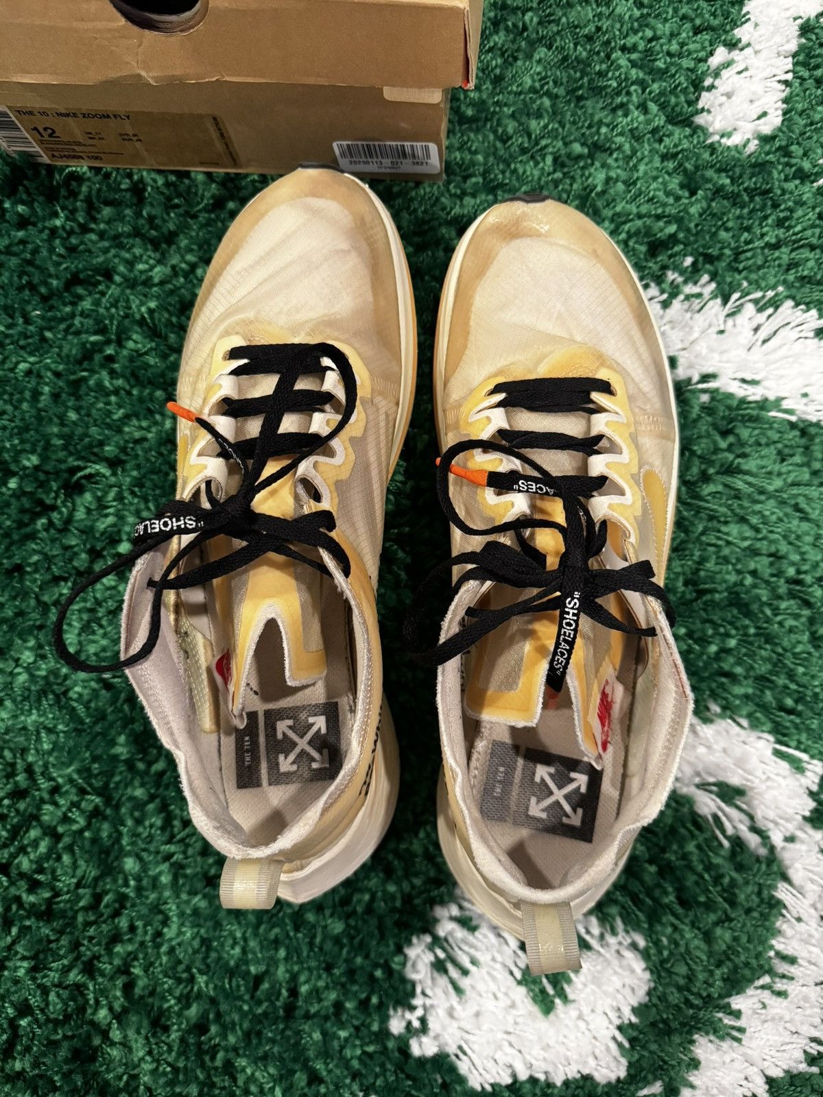 Nike × Off-White Nike Off-White Zoom Fly Size US 12 / EU 45 - 2 Thumbnail