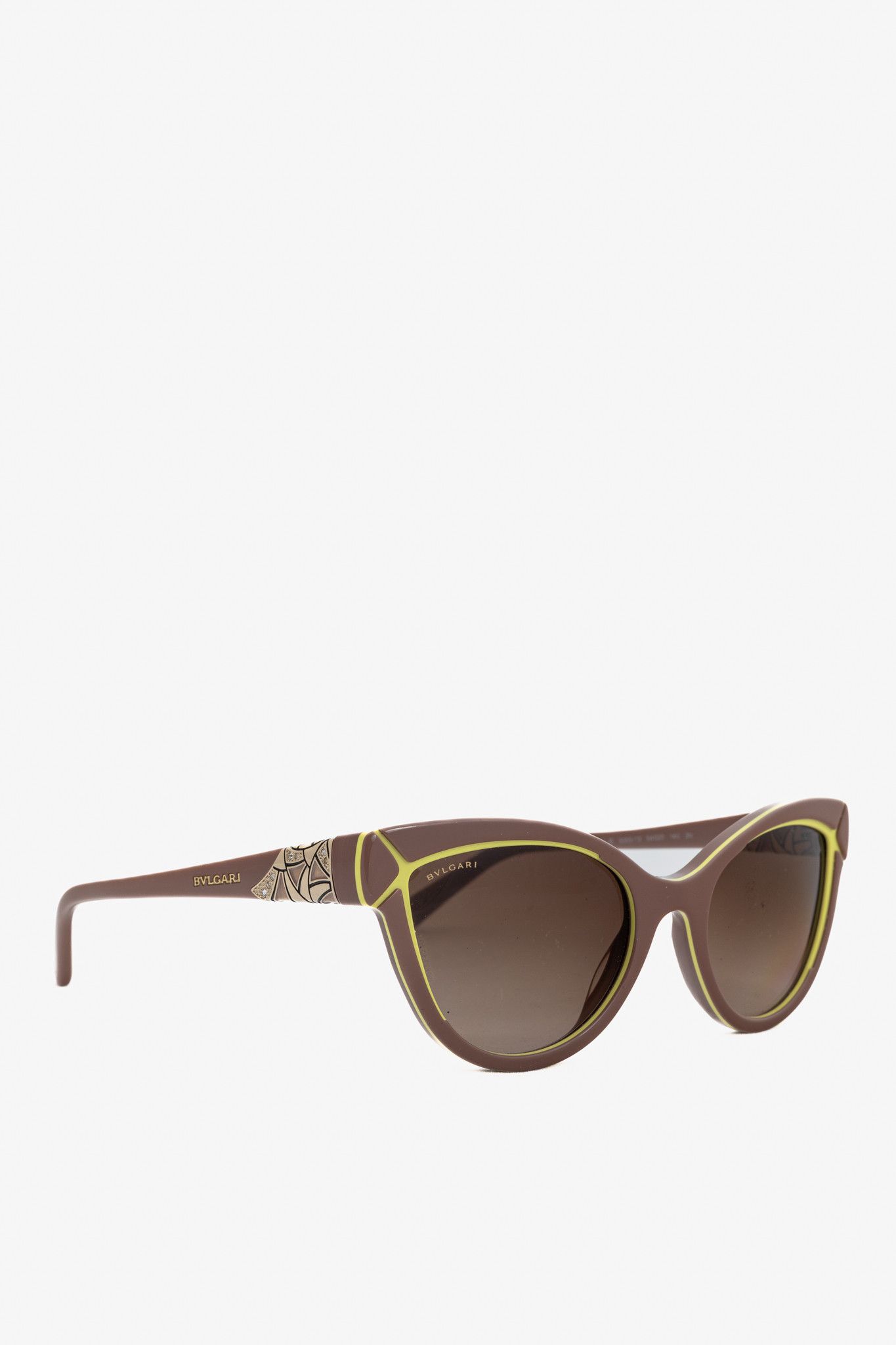 Bvlgari Bvlgari Diva Divina 8156B Crystal Cat-Eye Sunglasses Size ONE SIZE - 1 Thumbnail