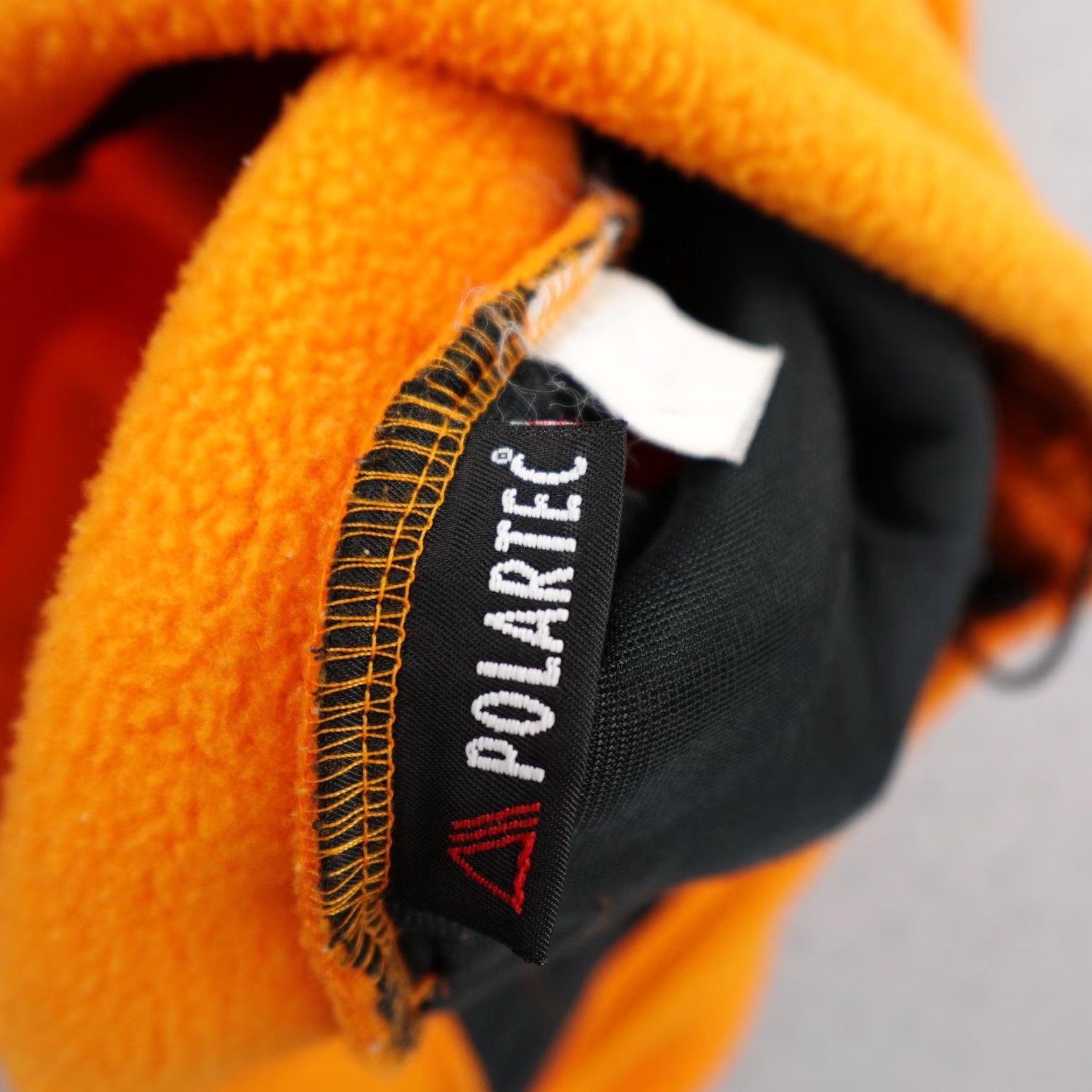Lands' End Vintage Lands End Jacket Mens Tall Large Orange Polartec Fleece Zip Up Made USA Size US L / EU 52-54 / 3 - 4 Thumbnail