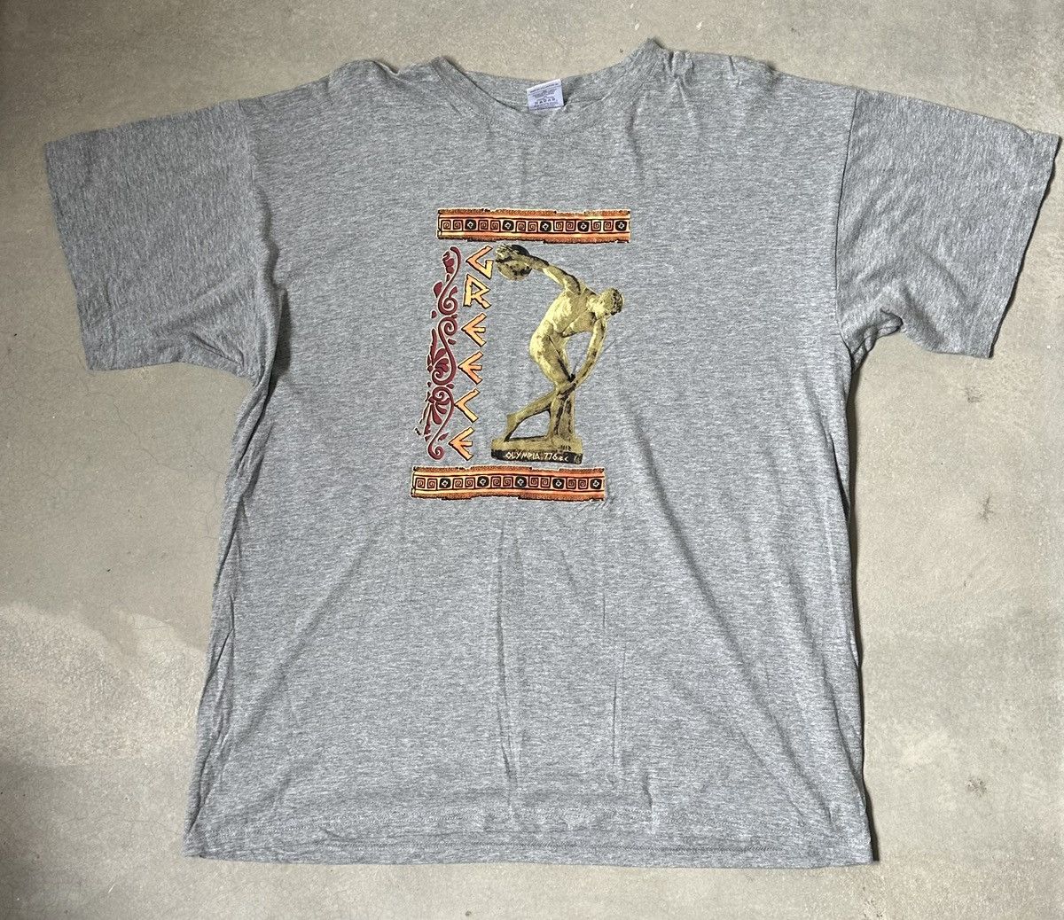 Vintage VINTAGE GREECE OLYMPIA OLYMPIC TEE Size US XL / EU 56 / 4 - 1 Thumbnail