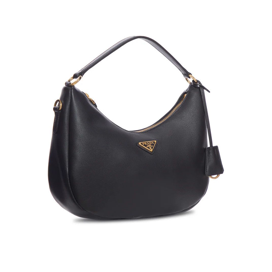 Prada PRADA Sac Black Grained Leather Top Handle Bag New & Authent Size ONE SIZE - 3 Thumbnail