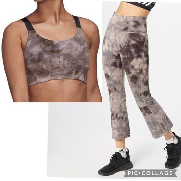 Adidas adidas Sports Bra + Flared 7/8 Leggings Outfit - 2-pc, NEW Size 28" / US 6 / IT 42 - 2 Thumbnail