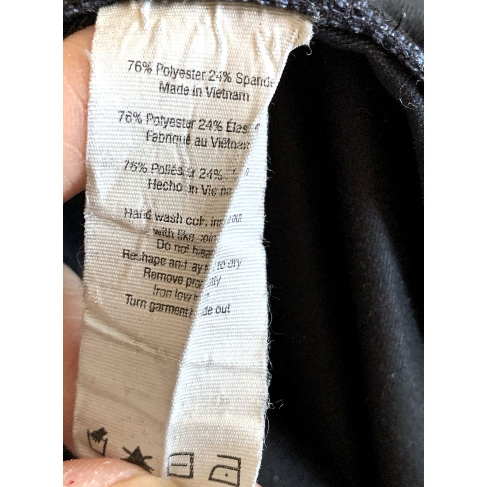 Alo Yoga VINTAGE Alo Yoga Airbrush Black Brilliance High Rise Athletic Leggings Floral Sz Medium Size 32" / US 10 / IT 46 - 4 Thumbnail