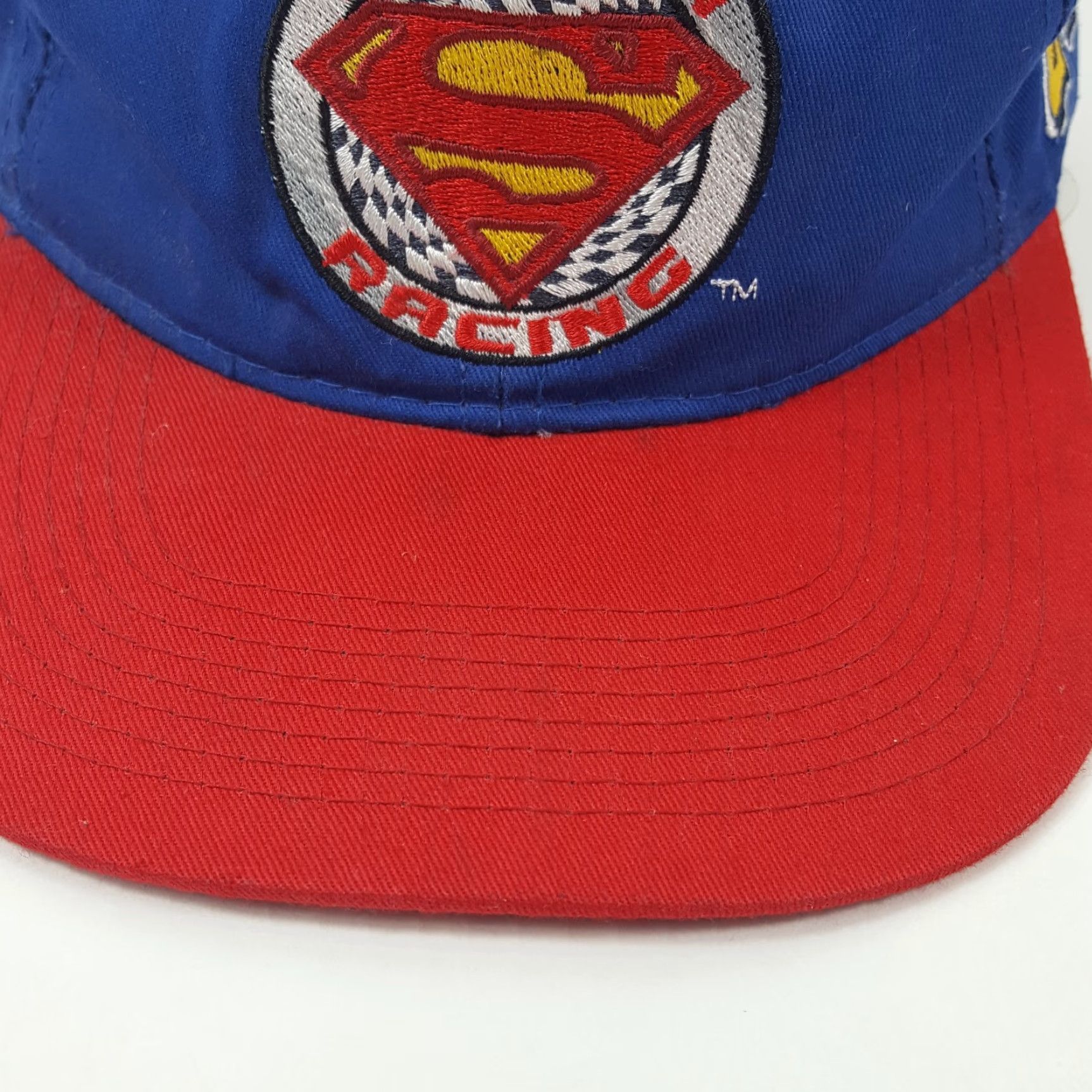 Vintage VINTAGE Superman Racing Jeff Gordon NASCAR Snapback Baseball Cap Hat 2000s Adult One Size Blue Twill Cotton USA 90s 00s Sports Baseball Mens Size ONE SIZE - 3 Thumbnail