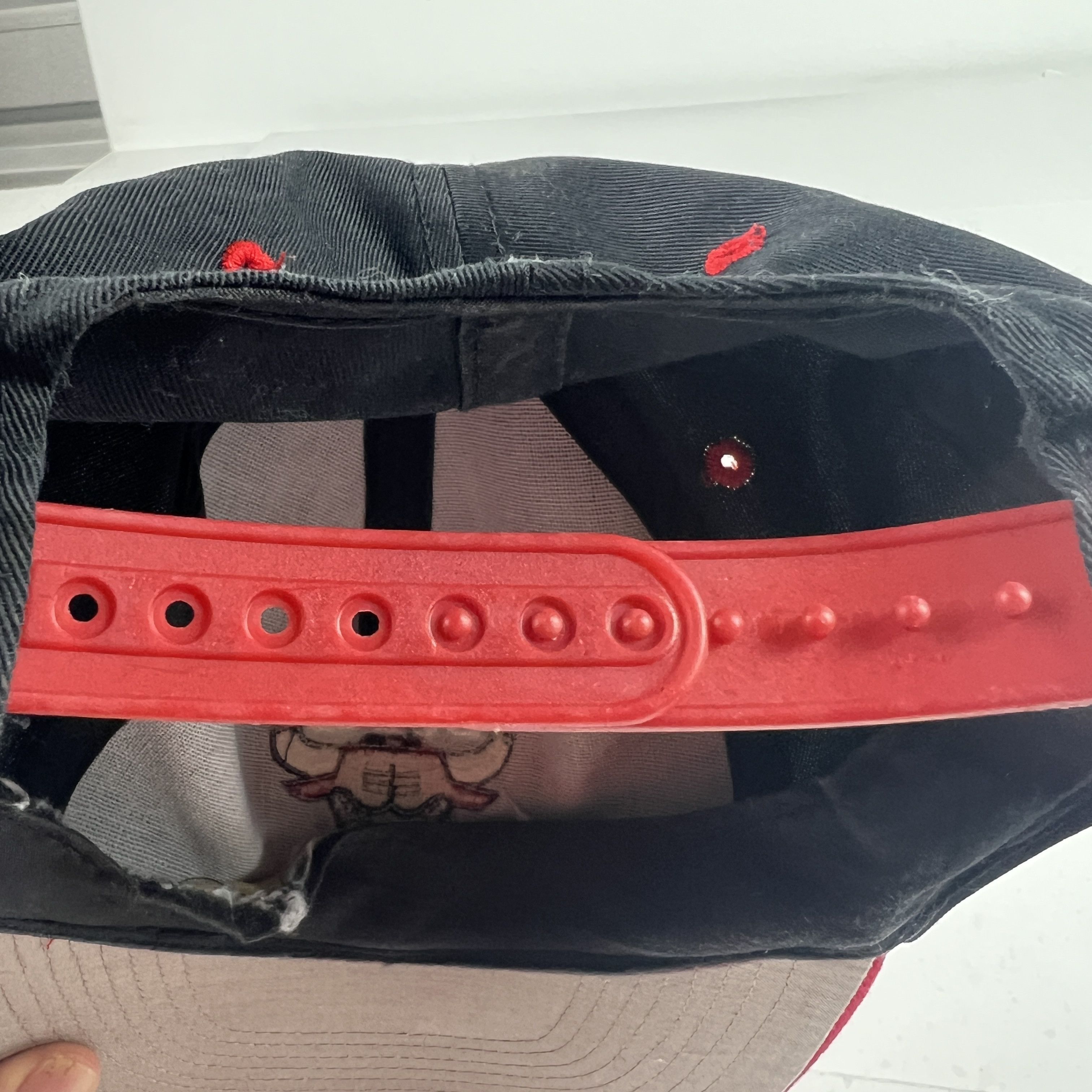 Drew Pearson × NBA × Vintage VTG 90s Drew Person NBA Chicago Bulls Snap Back Hat BlackCap Size ONE SIZE - 14 Thumbnail