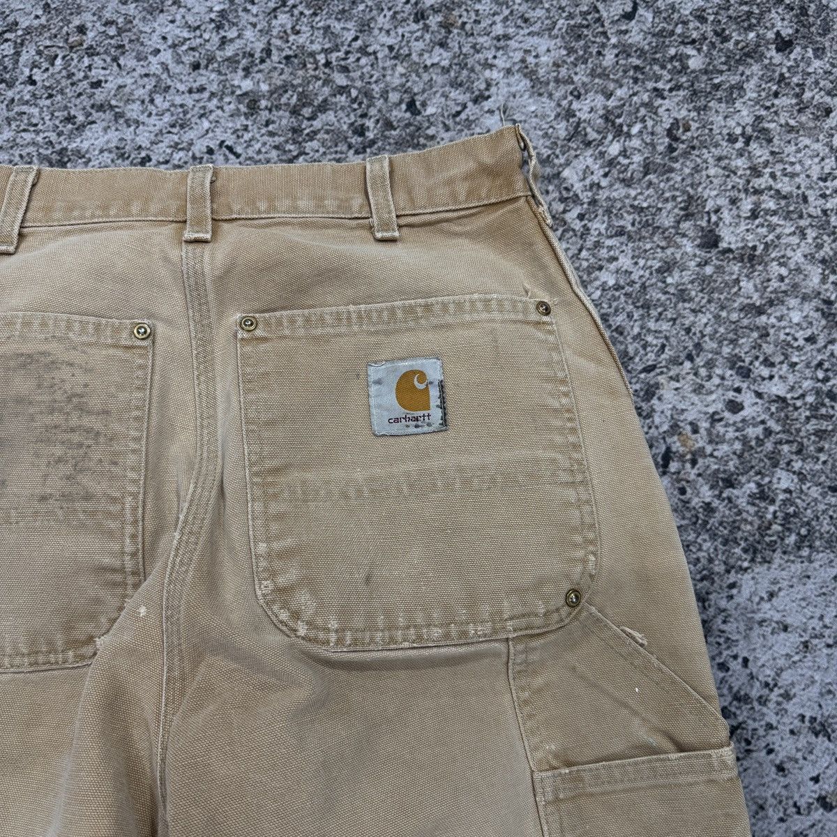Carhartt 90s Carhartt Thrashed Faded Double Knee Pants ERD Grunge Size US 30 / EU 46 - 5 Thumbnail