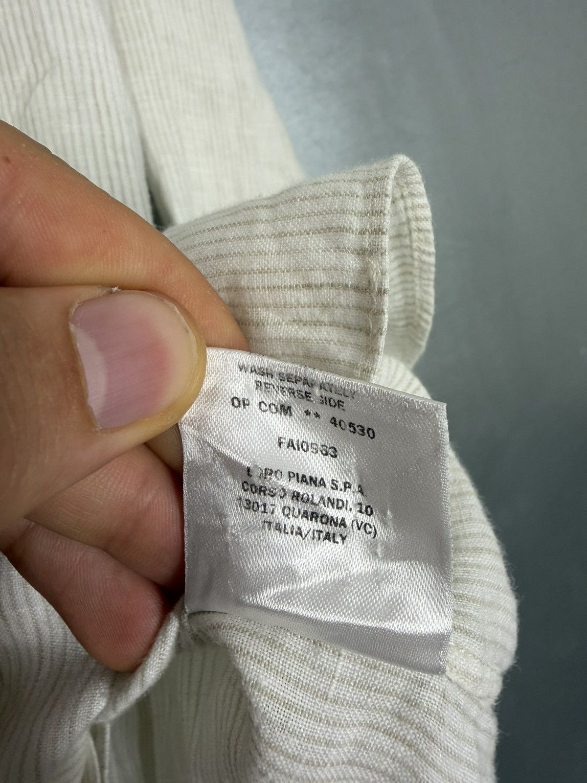 Loro Piana Loro Piana Lino Shirt Size S / US 4 / IT 40 - 12 Thumbnail