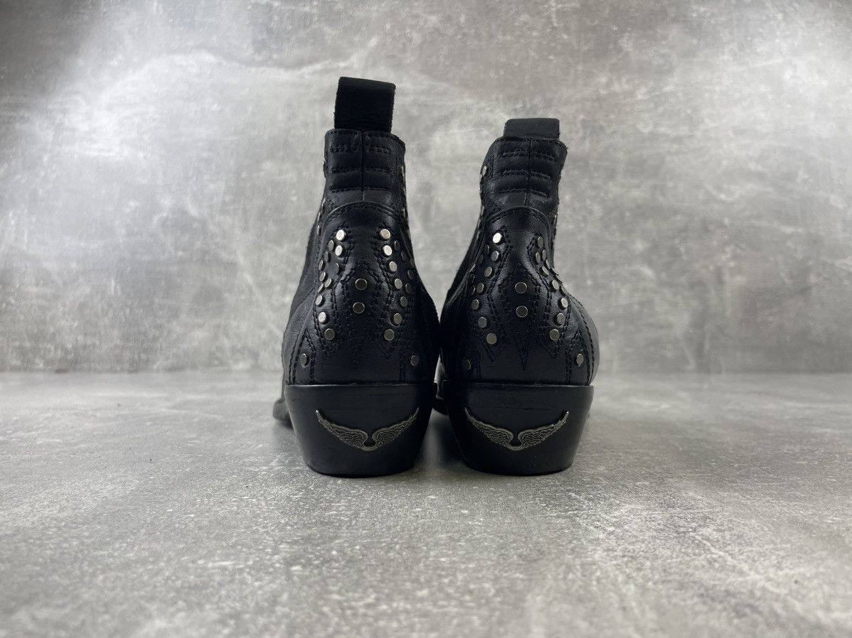 Zadig & Voltaire Zadig & Voltaire Stainless Steel Dot Toe Leather Boots Size US 8 / IT 38 - 7 Thumbnail