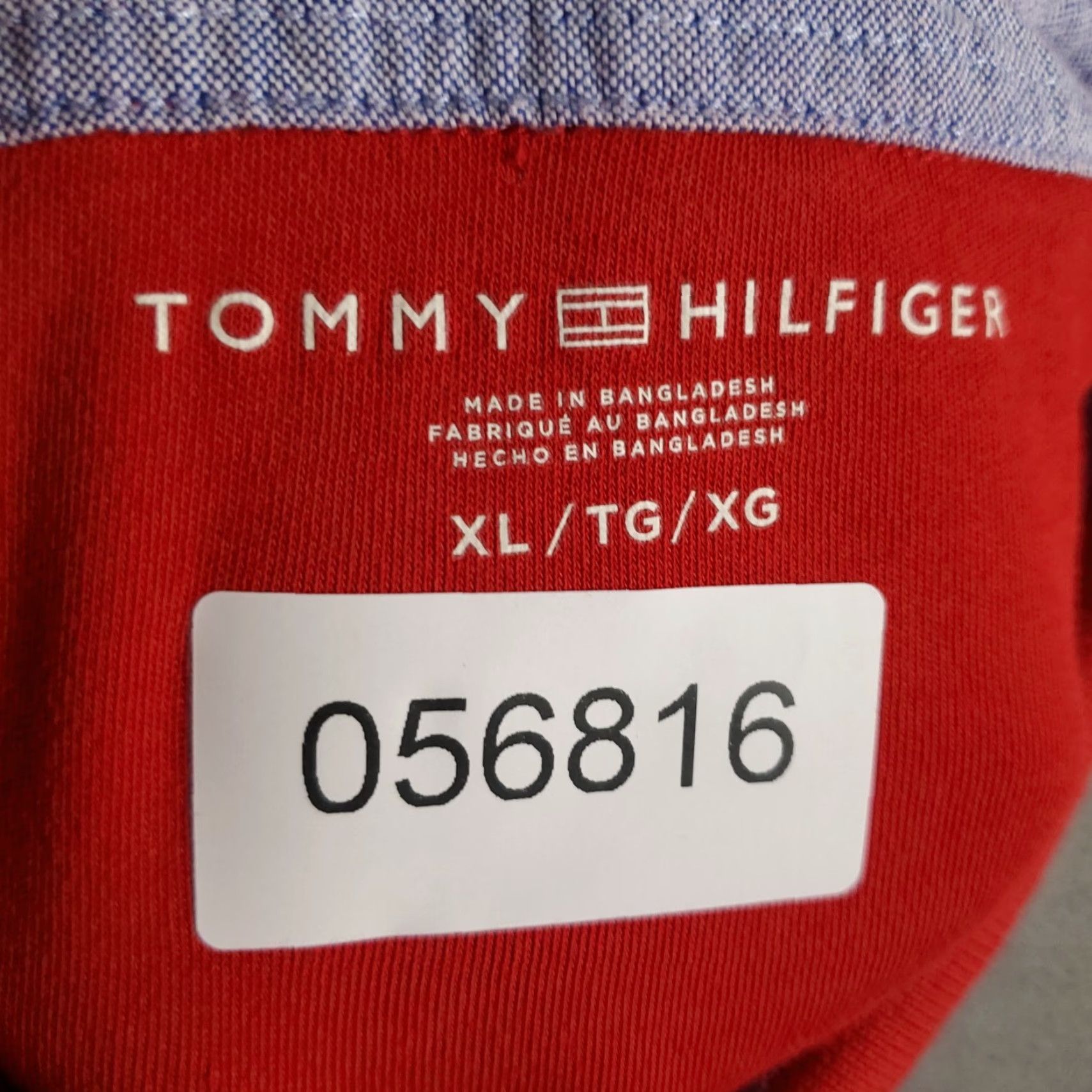 Tommy Hilfiger Tommy Hilfiger Polo Shirt Mens XL Red Short Sleeve Casual Activewear Size US XL / EU 56 / 4 - 6 Thumbnail