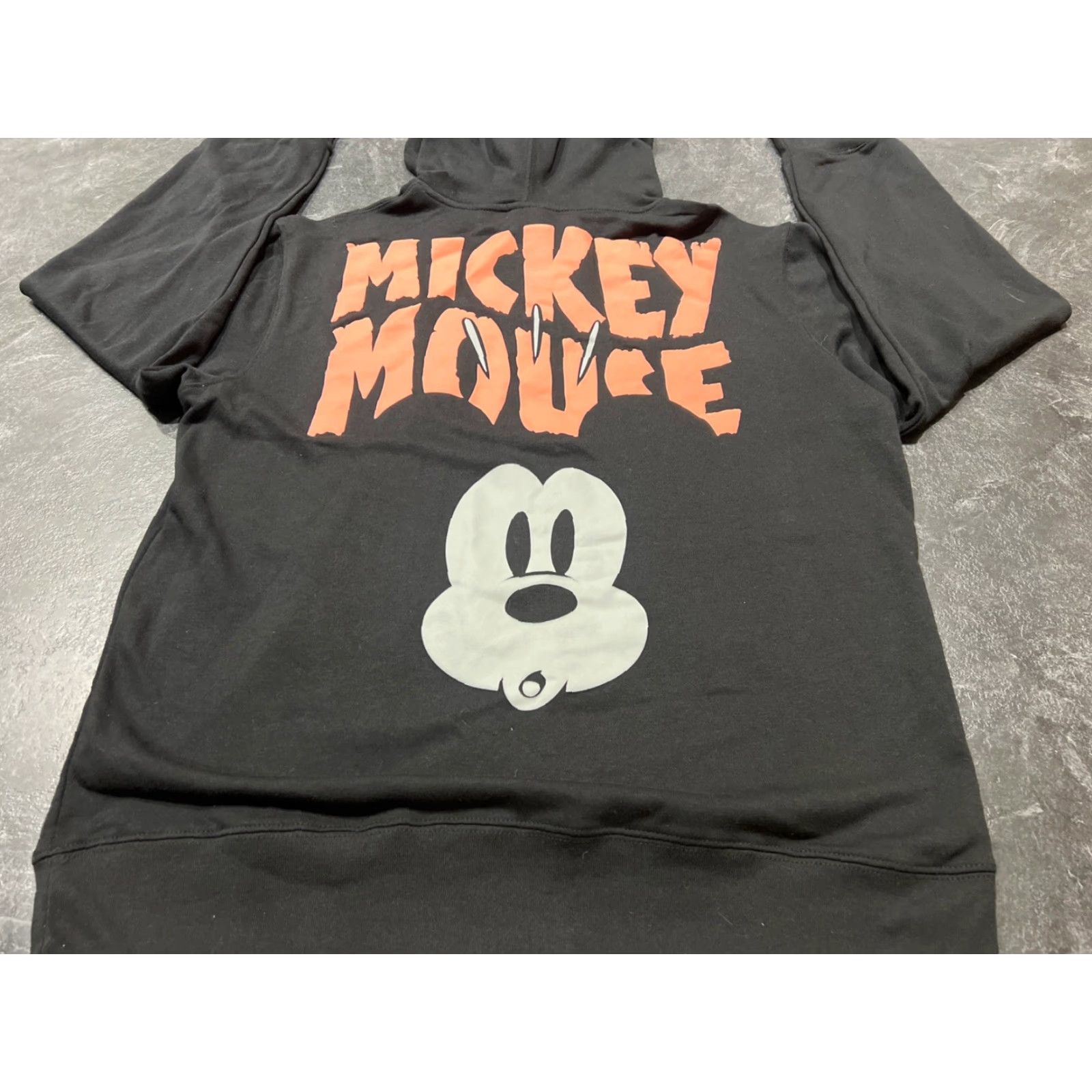 Disney Disney Mickey Mouse Fleece Hoodie Men Large Black Halloween Cartoon Graphic Pullover Size US L / EU 52-54 / 3 - 2 Thumbnail