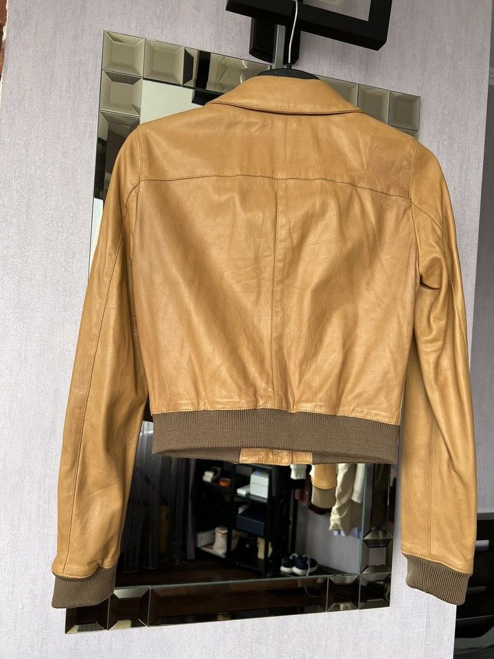 Dolce & Gabbana Dolce&Gabbana Women's Leather Bomber Jacket Size IT 38 /XXS Size XXS / US 00 / IT 34 - 5 Thumbnail