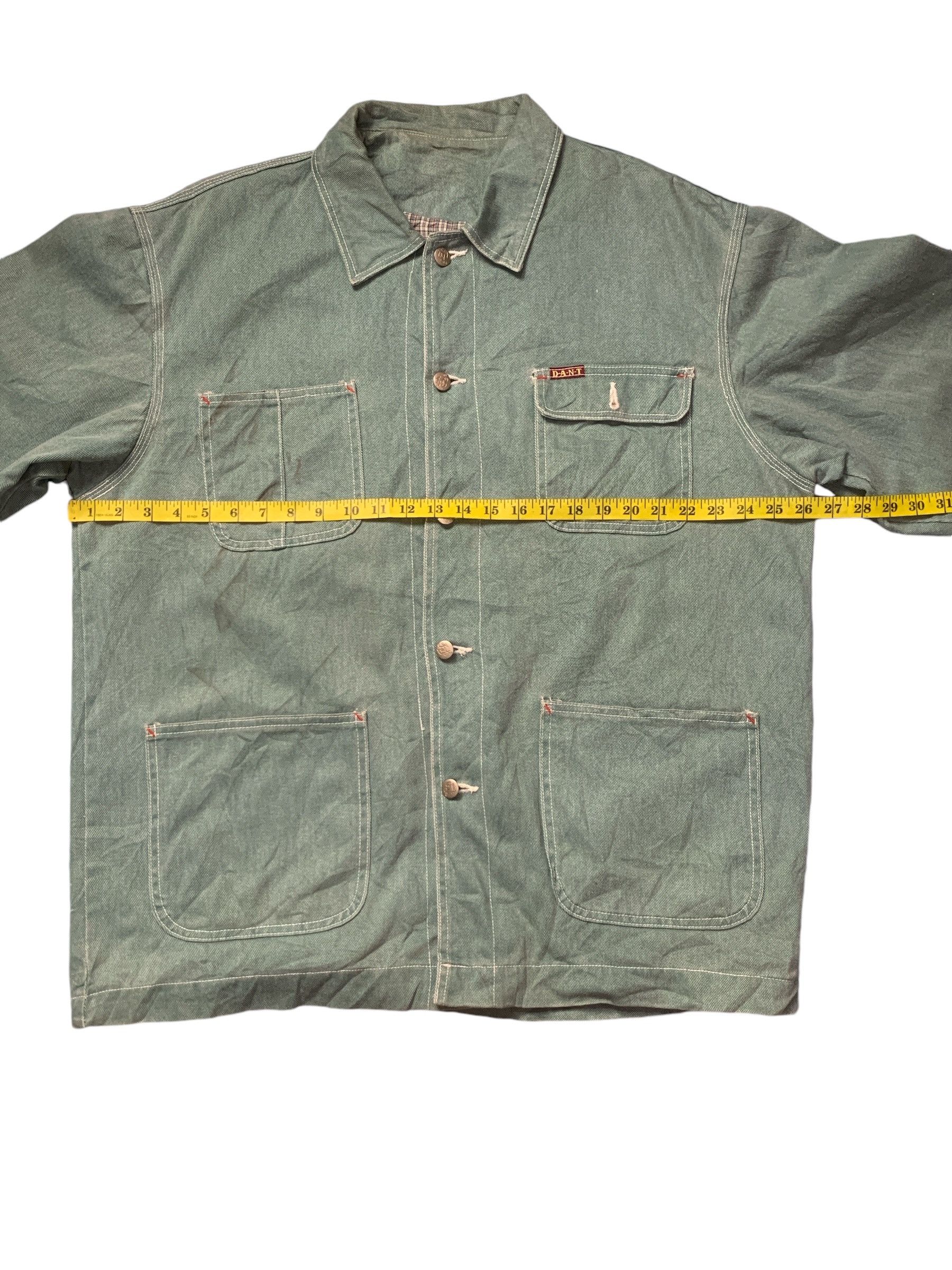 Japanese Brand Rare Design Vintage D.A.N.T. Chore Denim Jackets Size US L / EU 52-54 / 3 - 7 Thumbnail