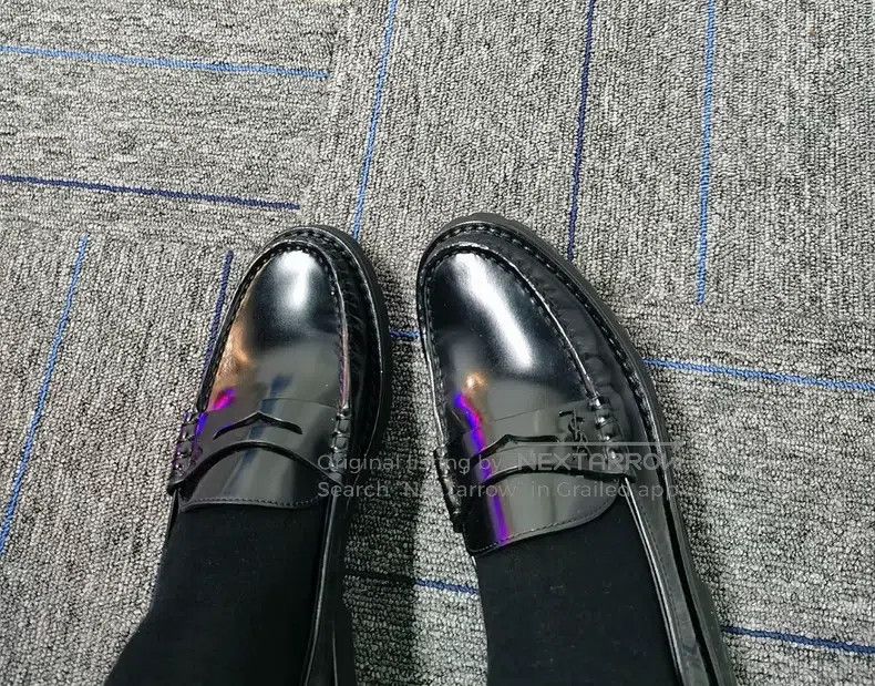 Saint Laurent Paris Saint Laurent Paris Black Loafers Size US 8 / IT 38 - 7 Thumbnail