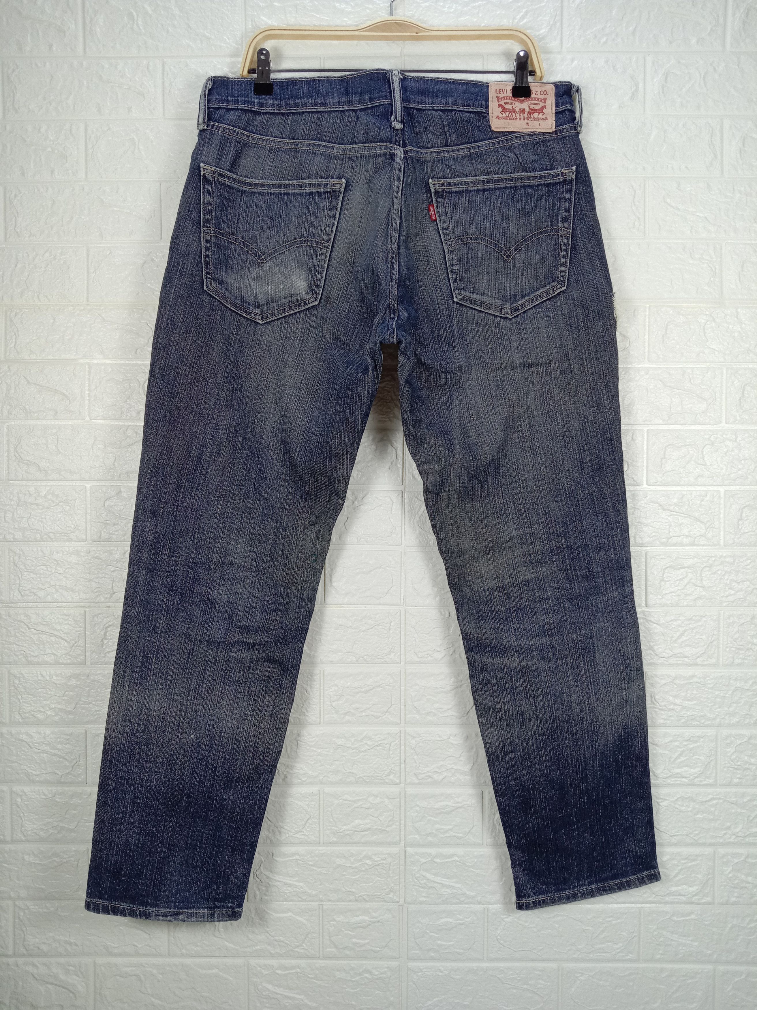 Levi's Vintage Levi's 511 Slim Jeans Earth Tone Distressed Denim Size US 36 / EU 52 - 5 Thumbnail