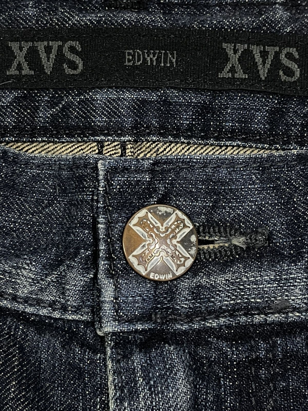 Edwin Exclusive Vintage Edwin XVS Blue Wash Style Baggy Jeans Size US 32 / EU 48 - 8 Thumbnail