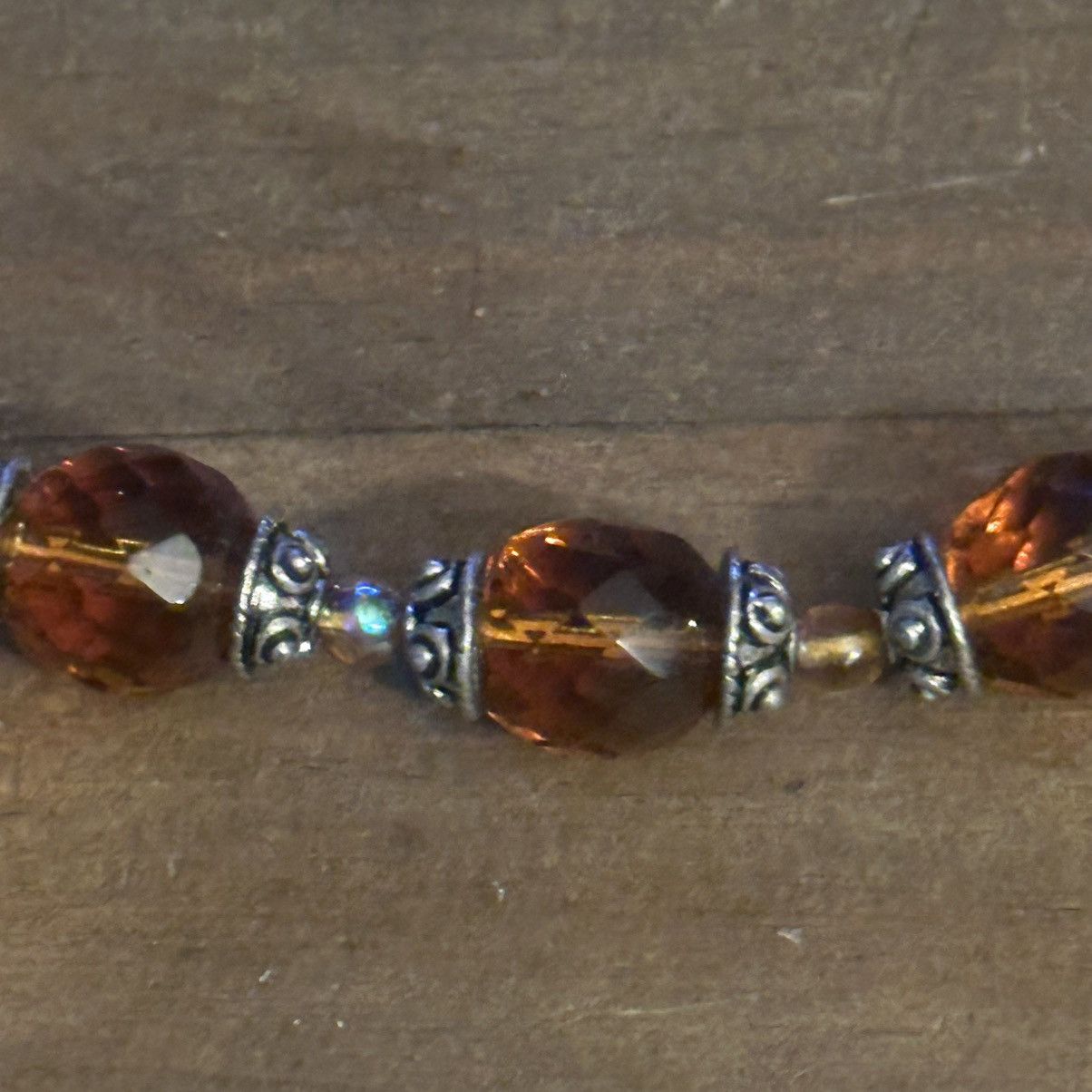 Other Amber bead braided cord necklace Size ONE SIZE - 3 Thumbnail