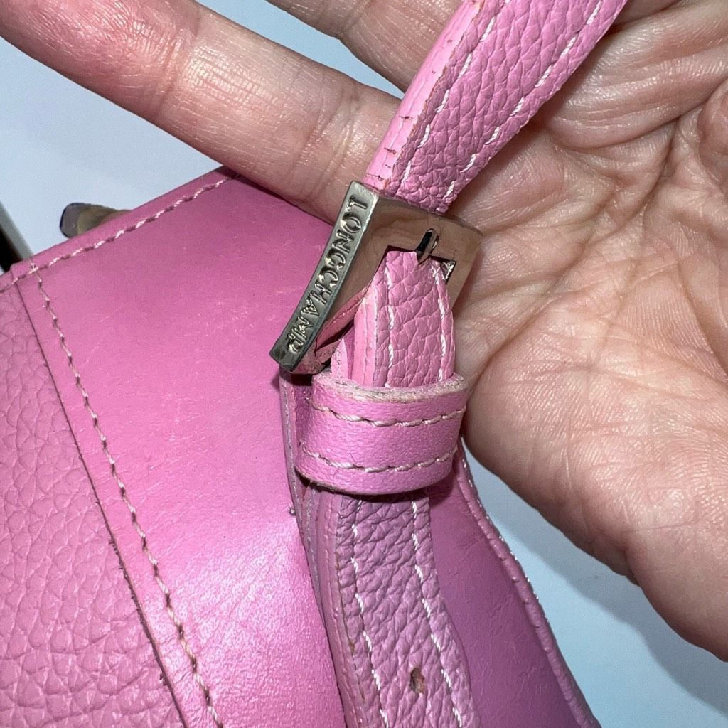 Longchamp Longchamp Mala Rosa Leather Crossbody in Barbie Pink Size ONE SIZE - 7 Thumbnail